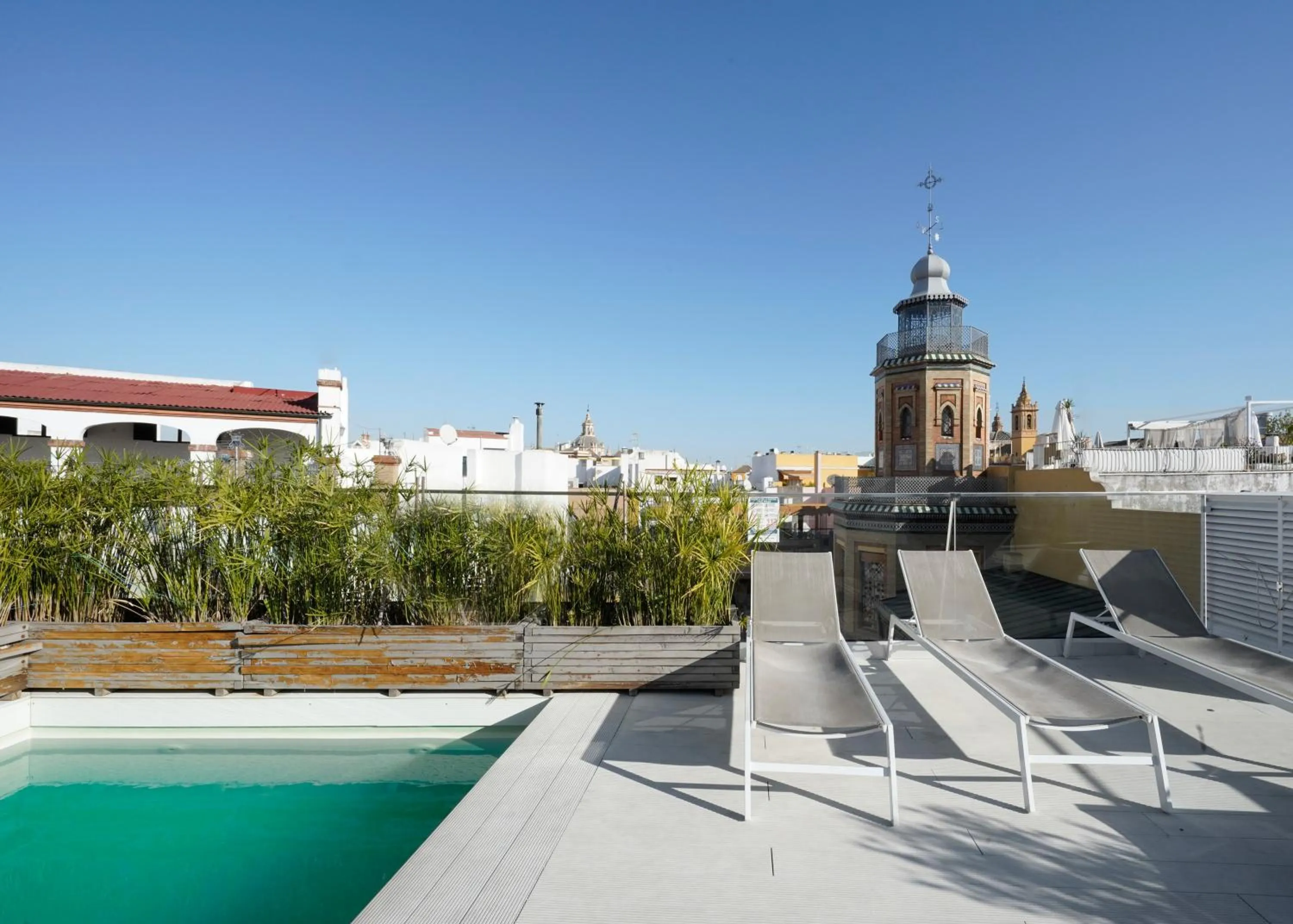 Pool view in Numa Seville Molina