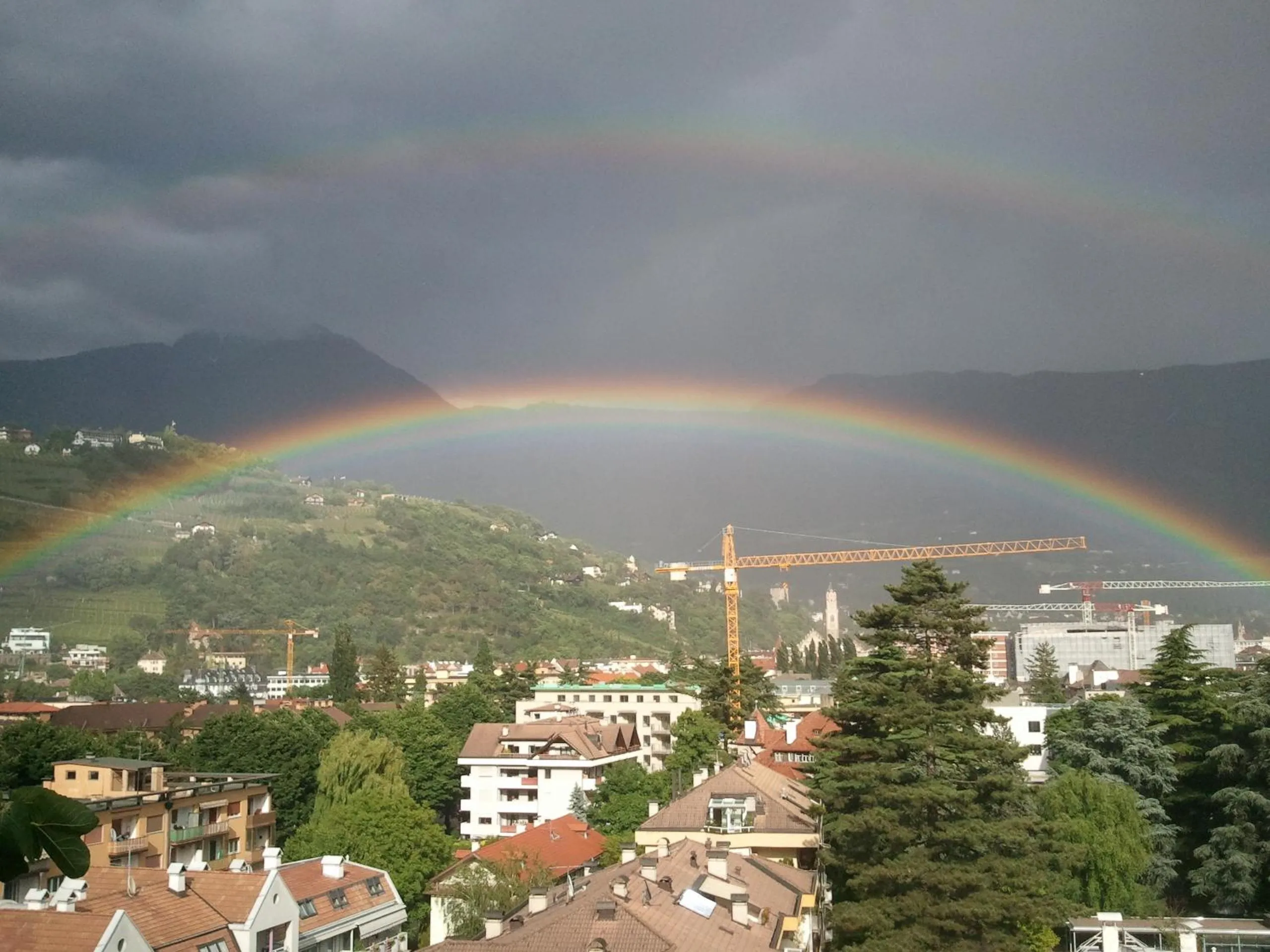 Bird's eye view in Hotel Lux