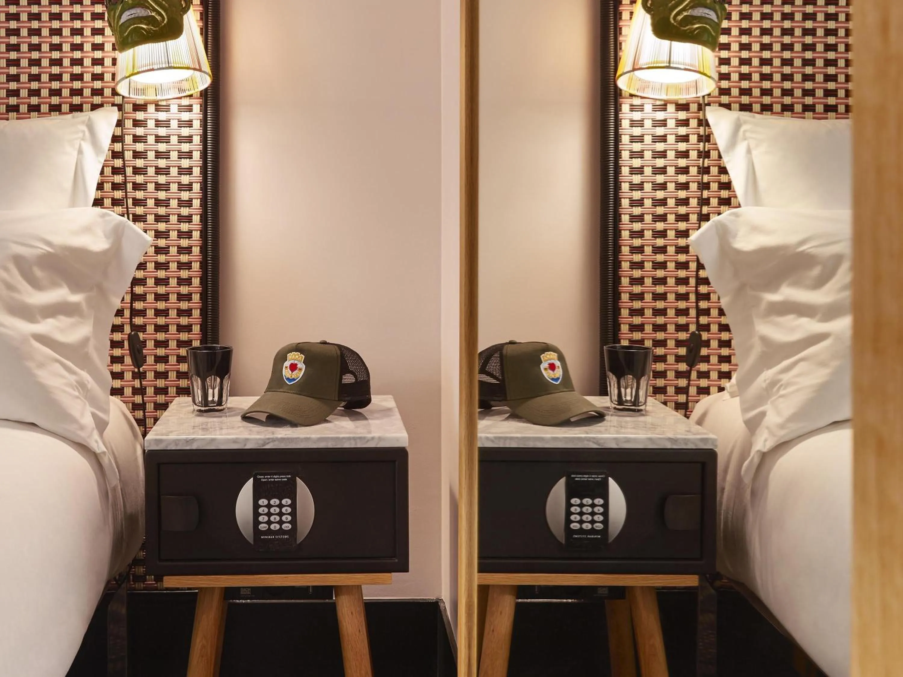 Bedroom, Bed in Mama Shelter Paris West