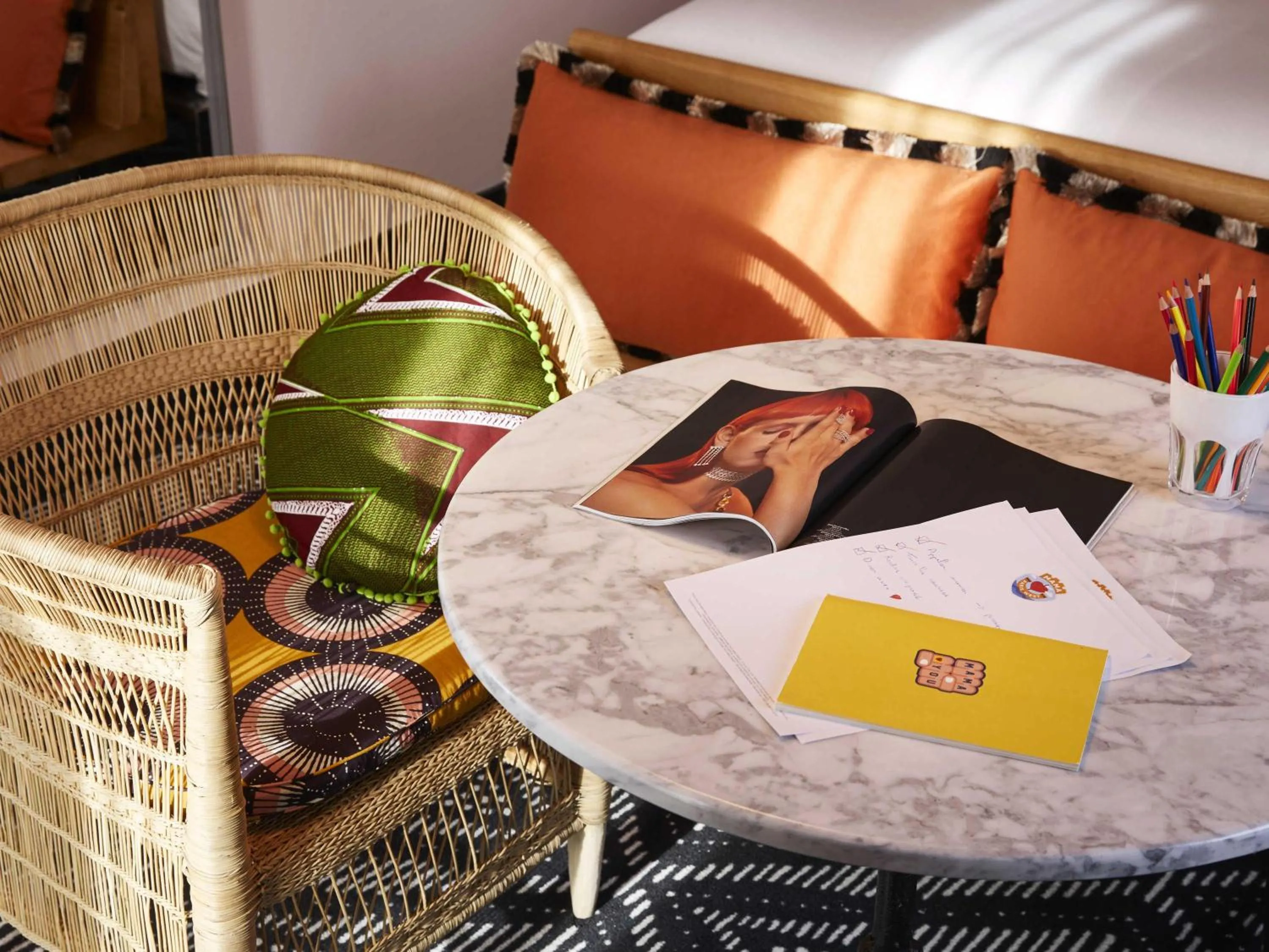 Bedroom in Mama Shelter Paris West