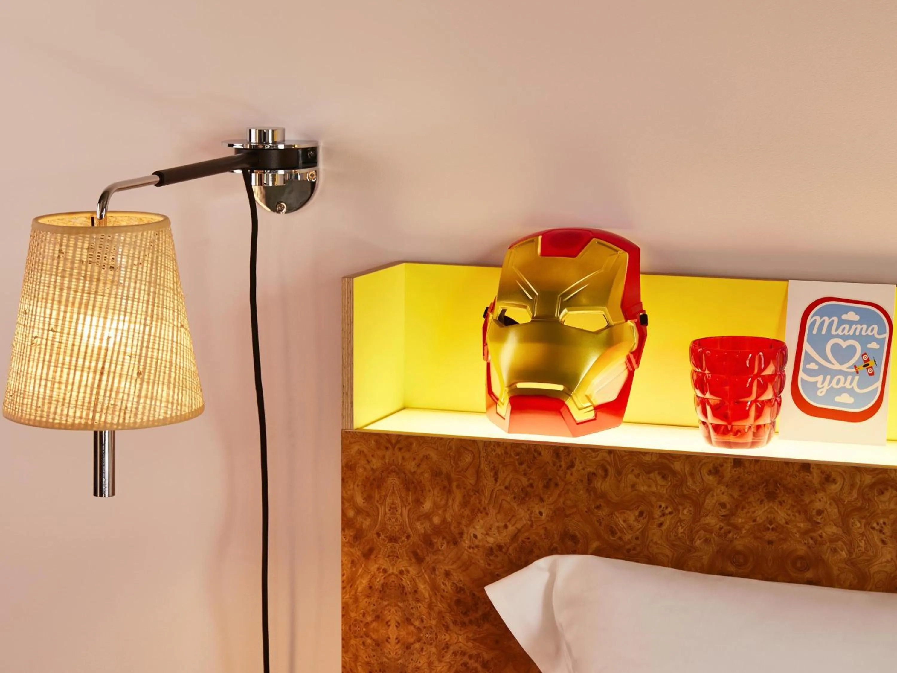 Bedroom, Bed in Mama Shelter Lille