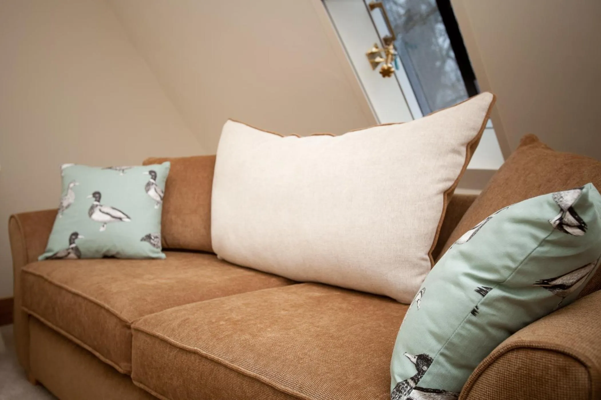 Seating area in The Plough Inn