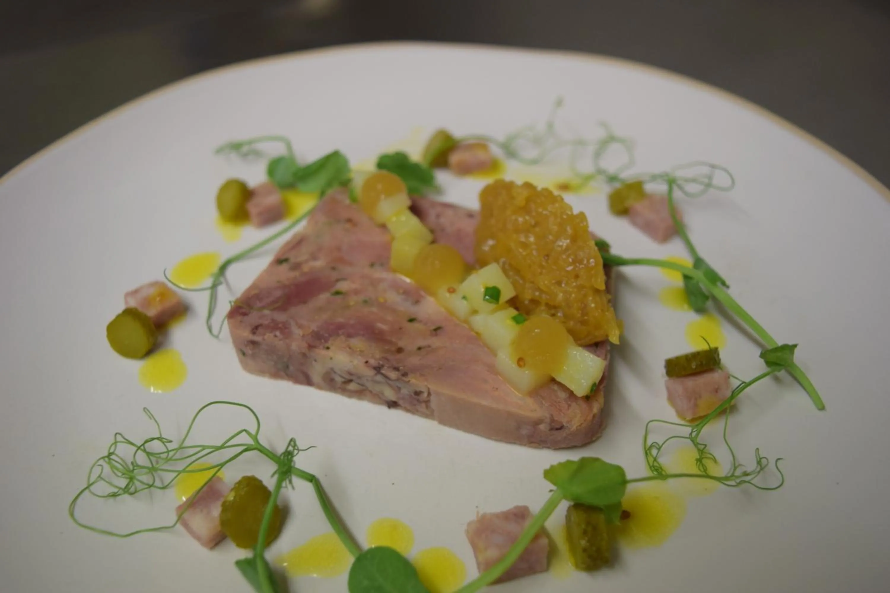 Food close-up in The Plough Inn