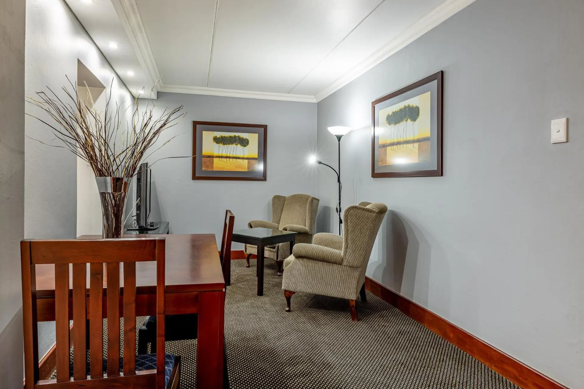 Living room in African Sky Ermelo Inn