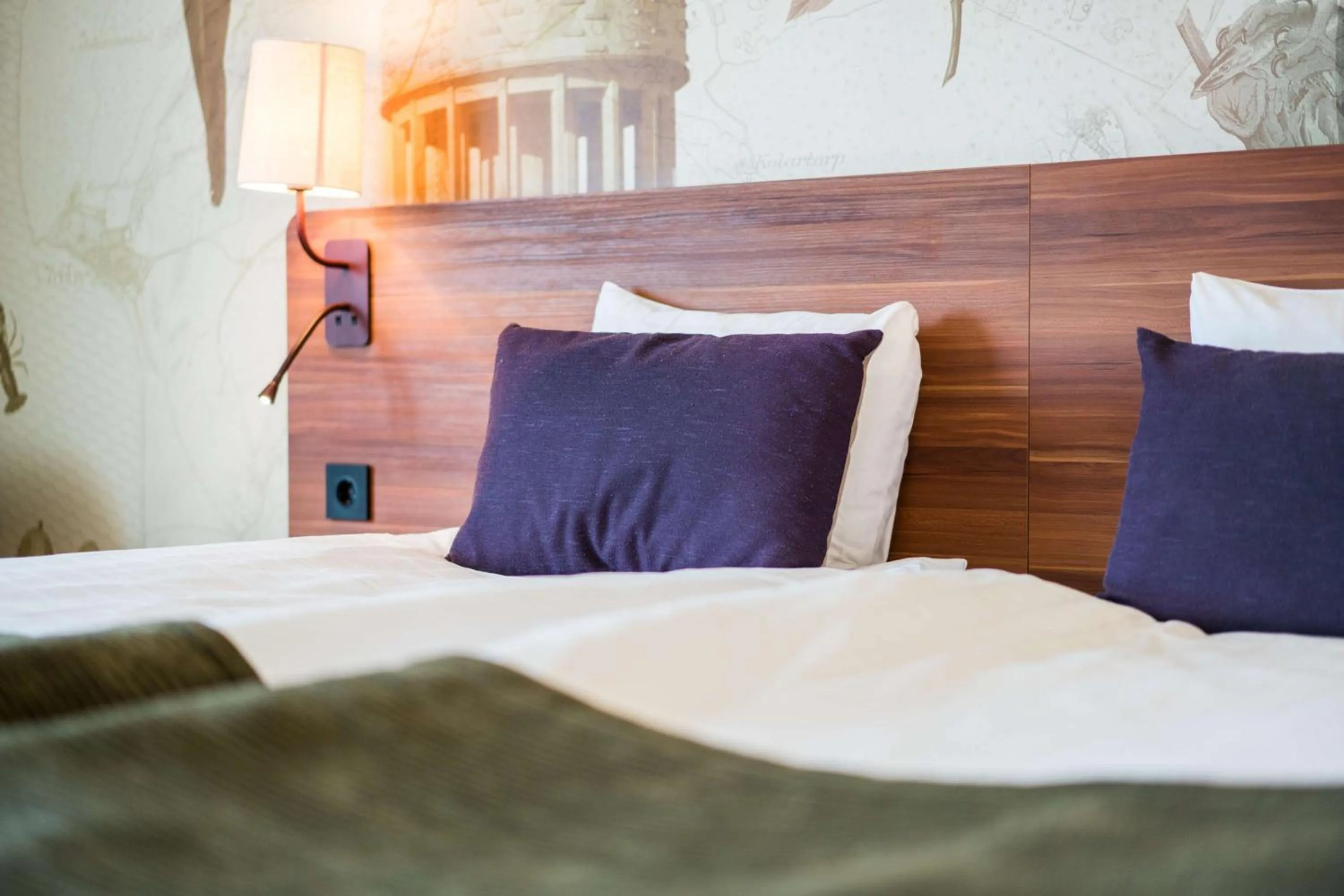 Bedroom, Bed in Scandic Kungens Kurva