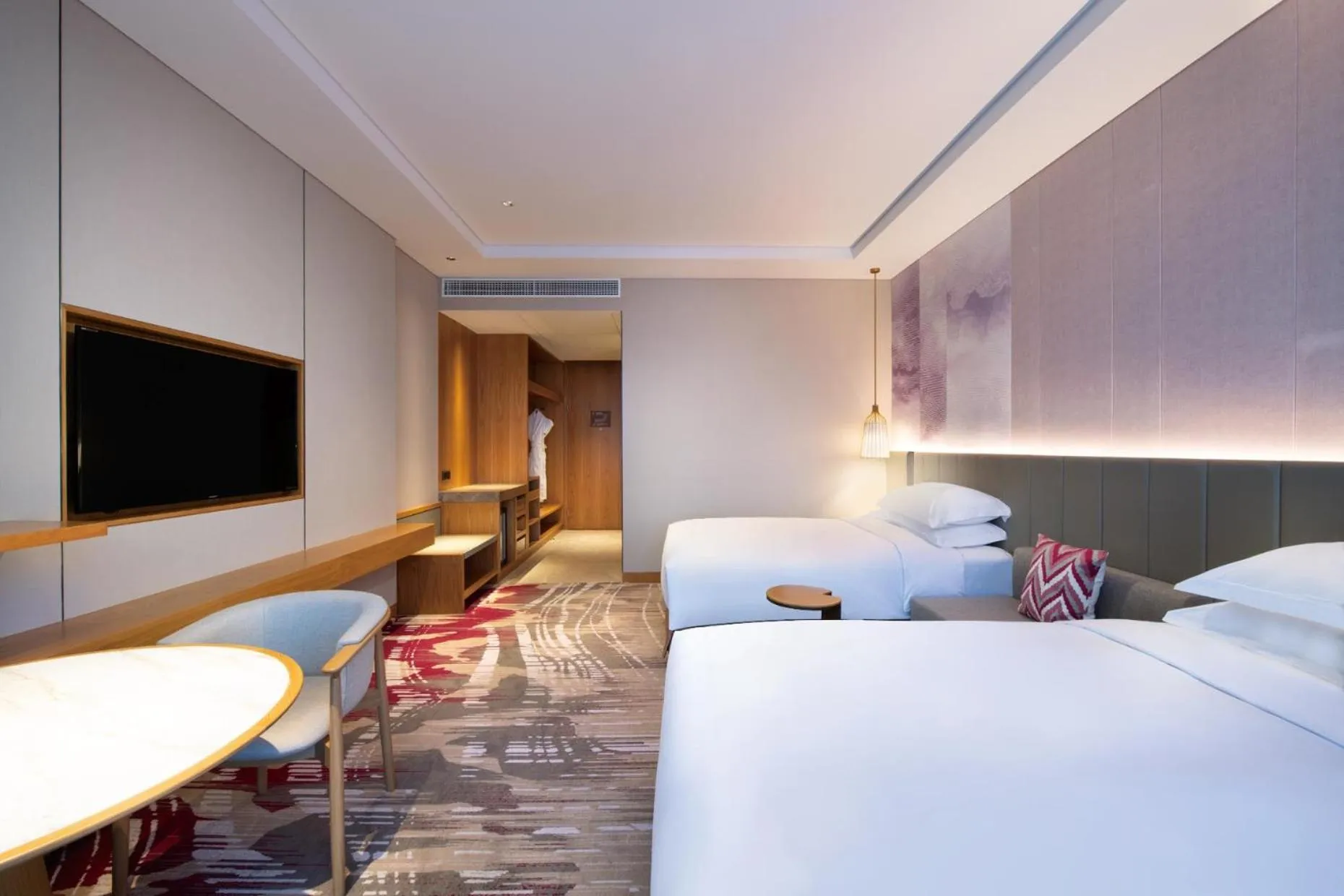 Property building, Bed in Crowne Plaza Huzhou by IHG