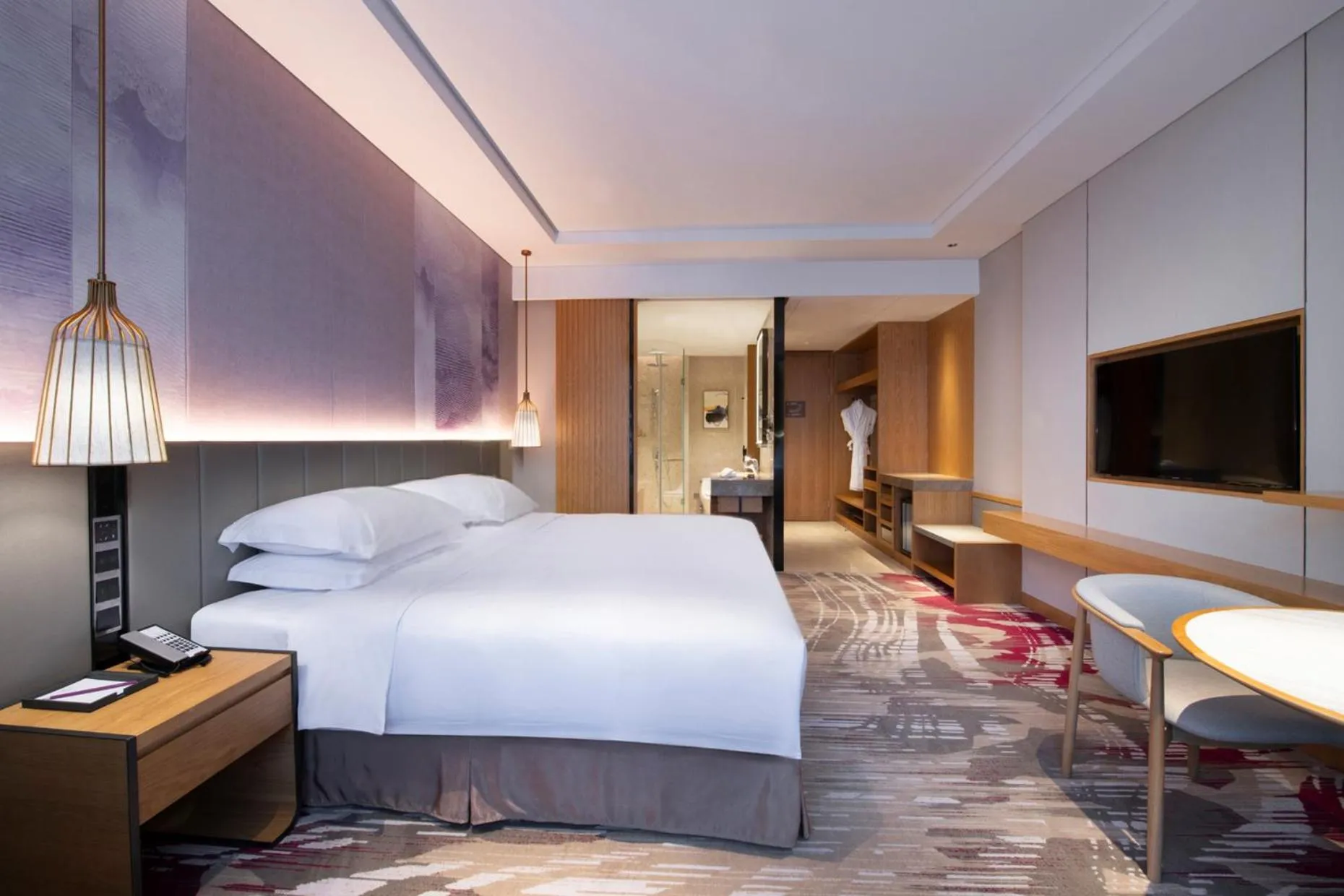 Property building, Bed in Crowne Plaza Huzhou by IHG