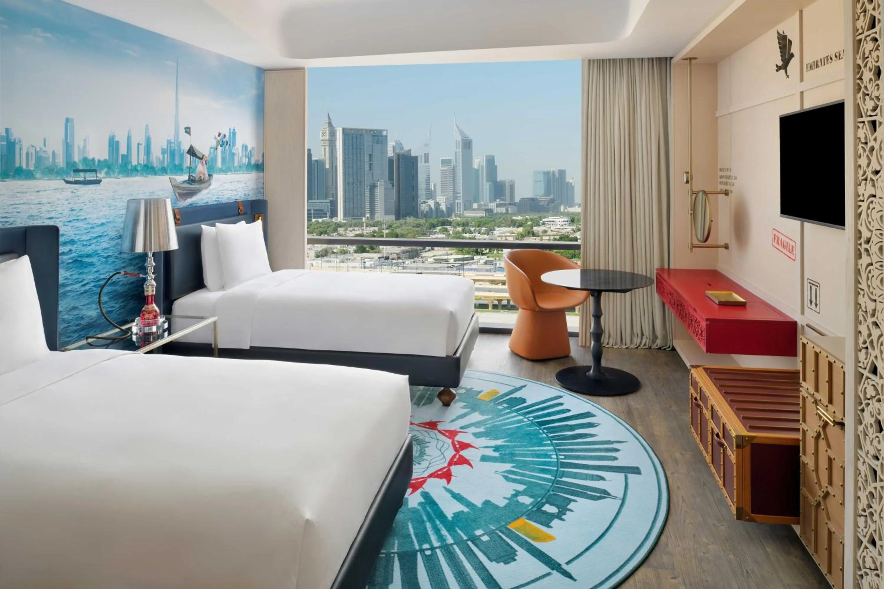 Bed in Hotel Indigo Dubai Downtown by IHG