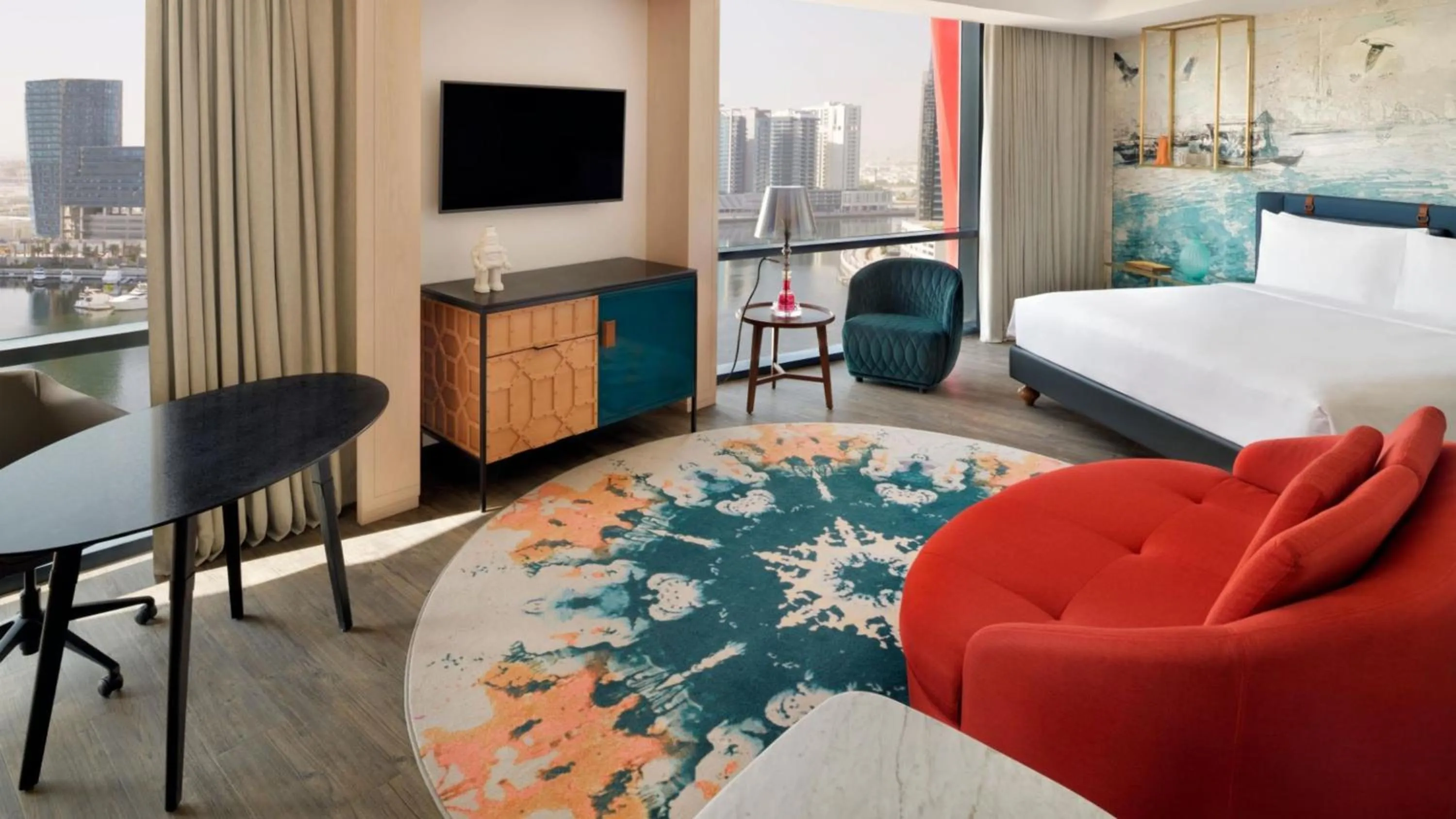 Photo of the whole room, Bed in Hotel Indigo Dubai Downtown by IHG