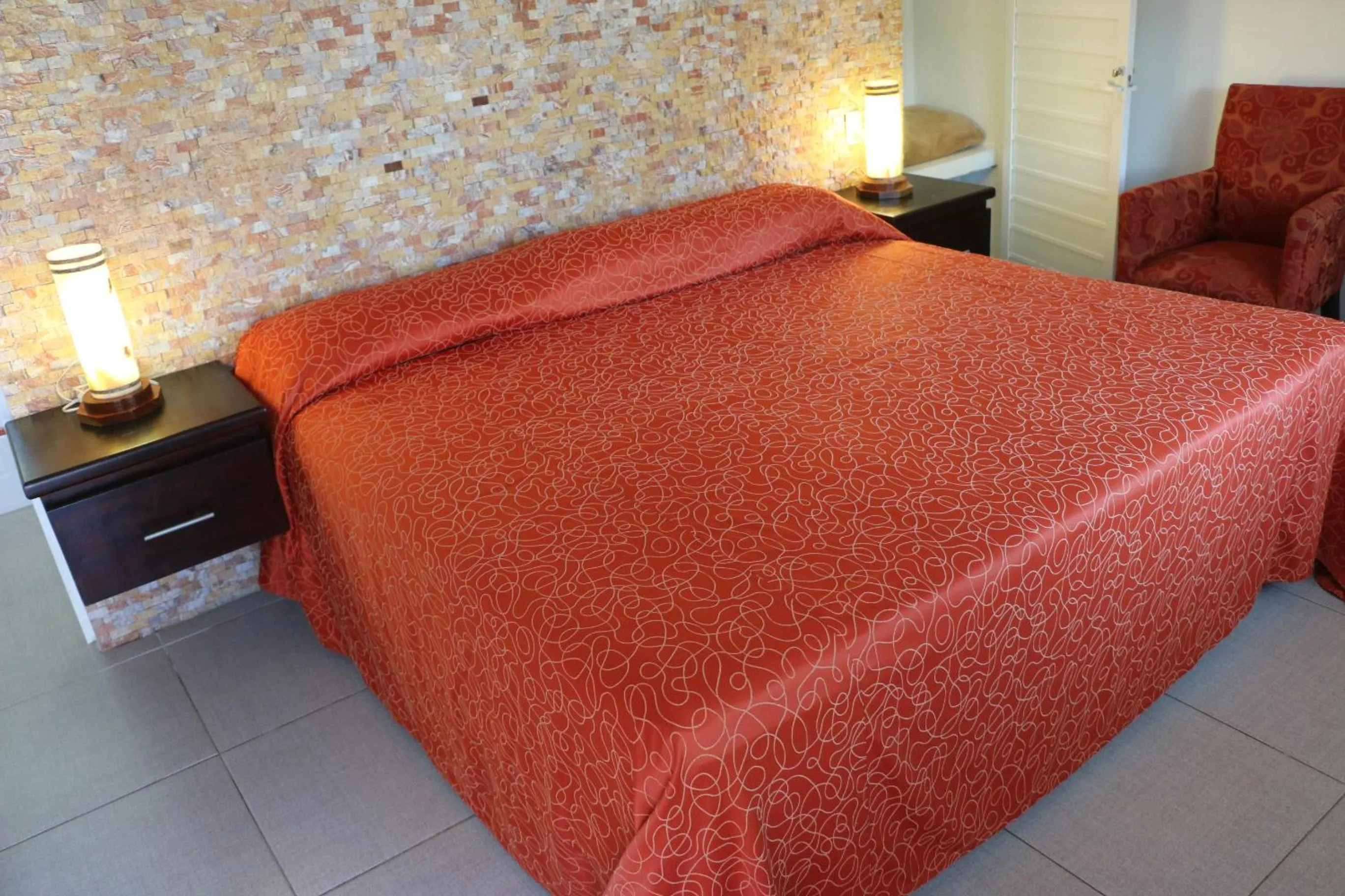 Bed in Bon Jesus Hotel