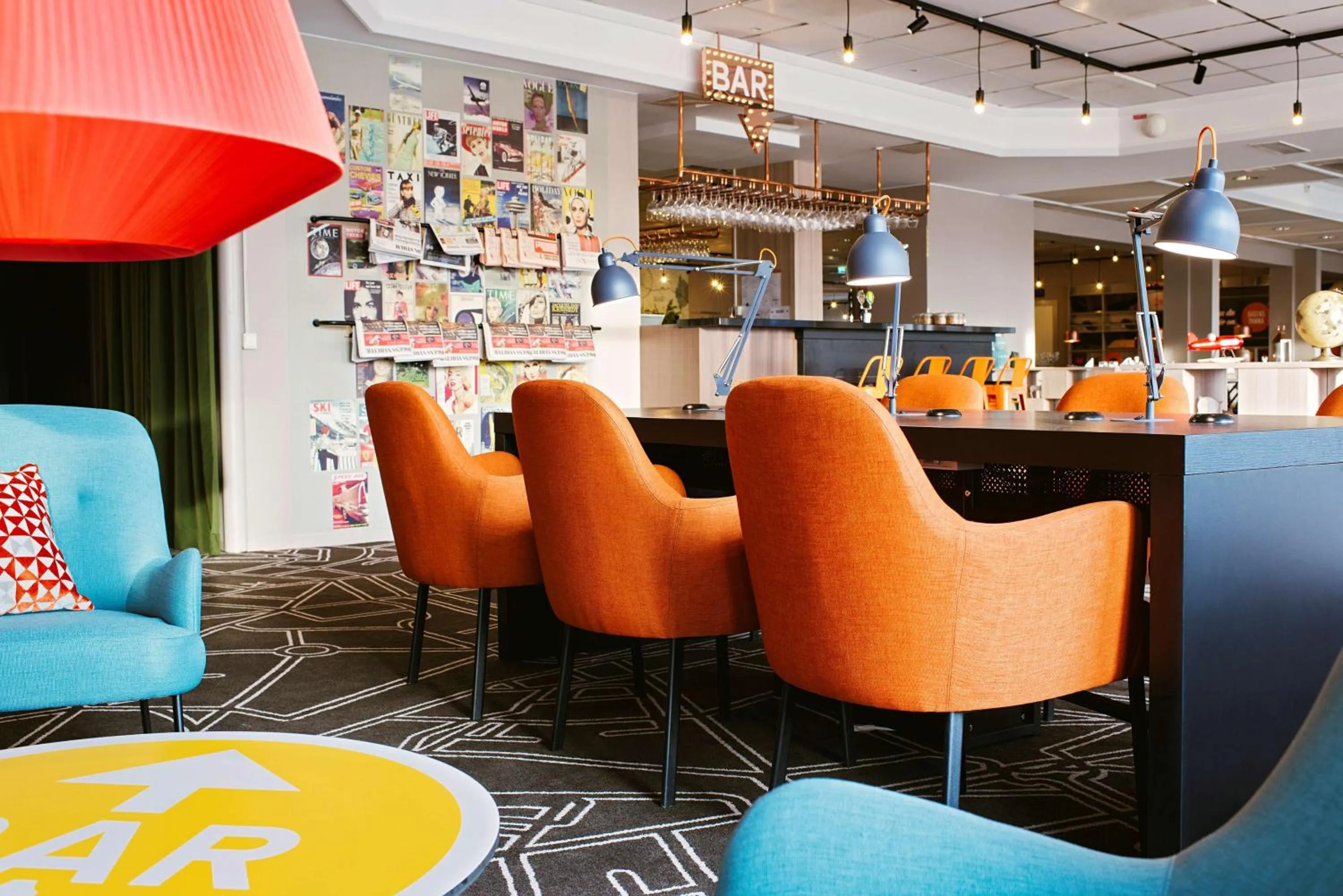 Lobby or reception in Scandic Uppsala Nord