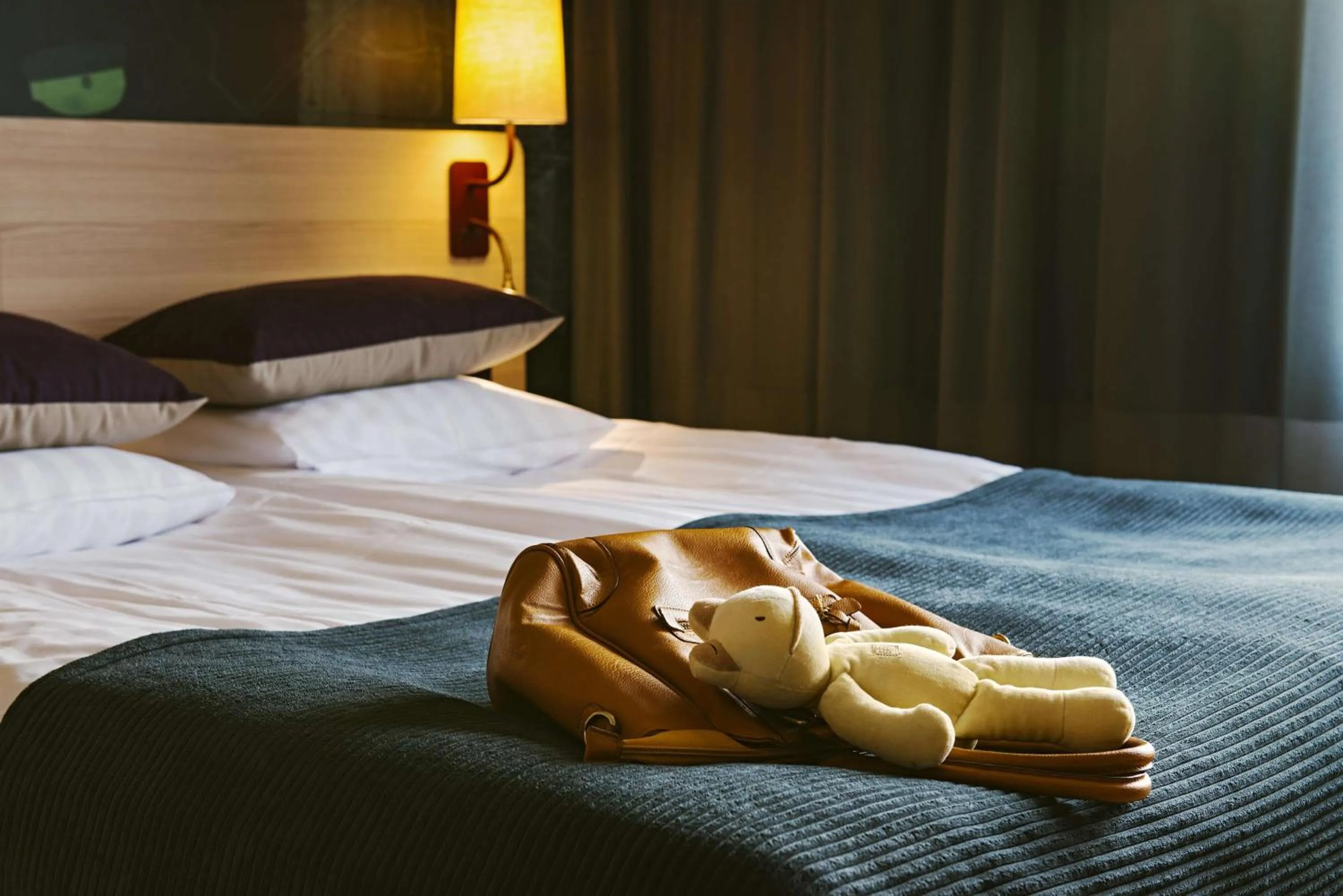 Photo of the whole room, Bed in Scandic Uppsala Nord