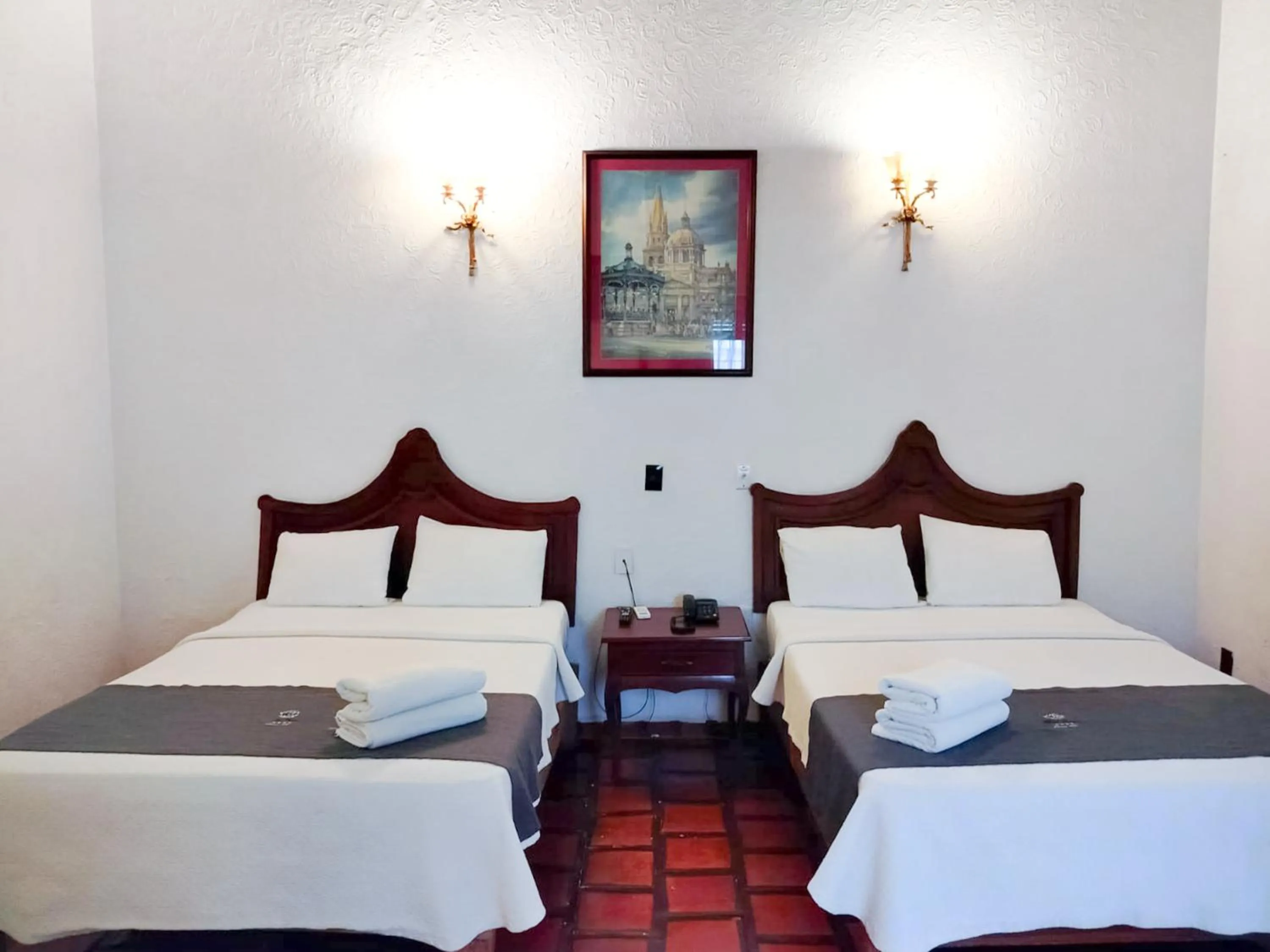 Bedroom, Bed in Hotel Frances