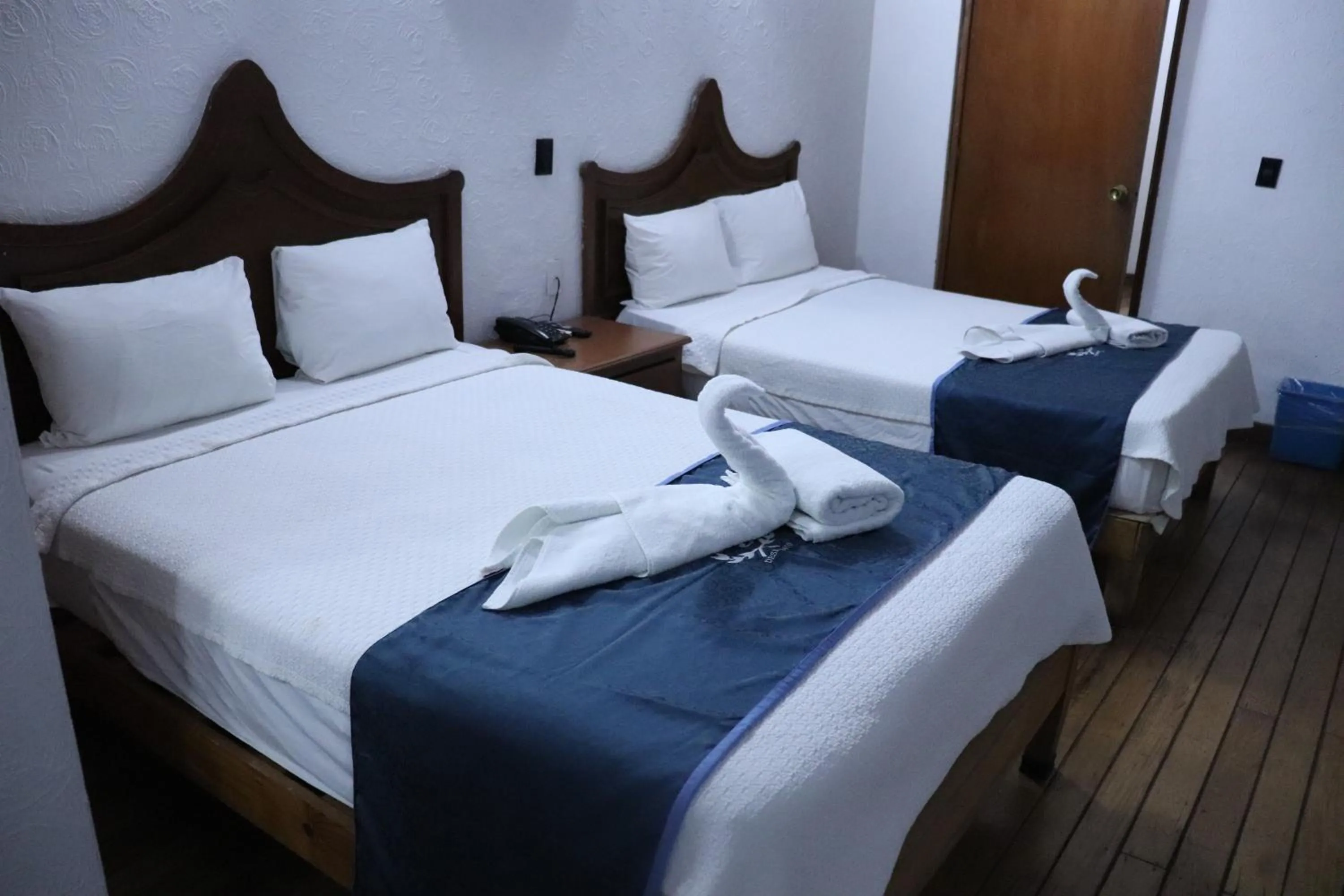 Bed in Hotel Frances