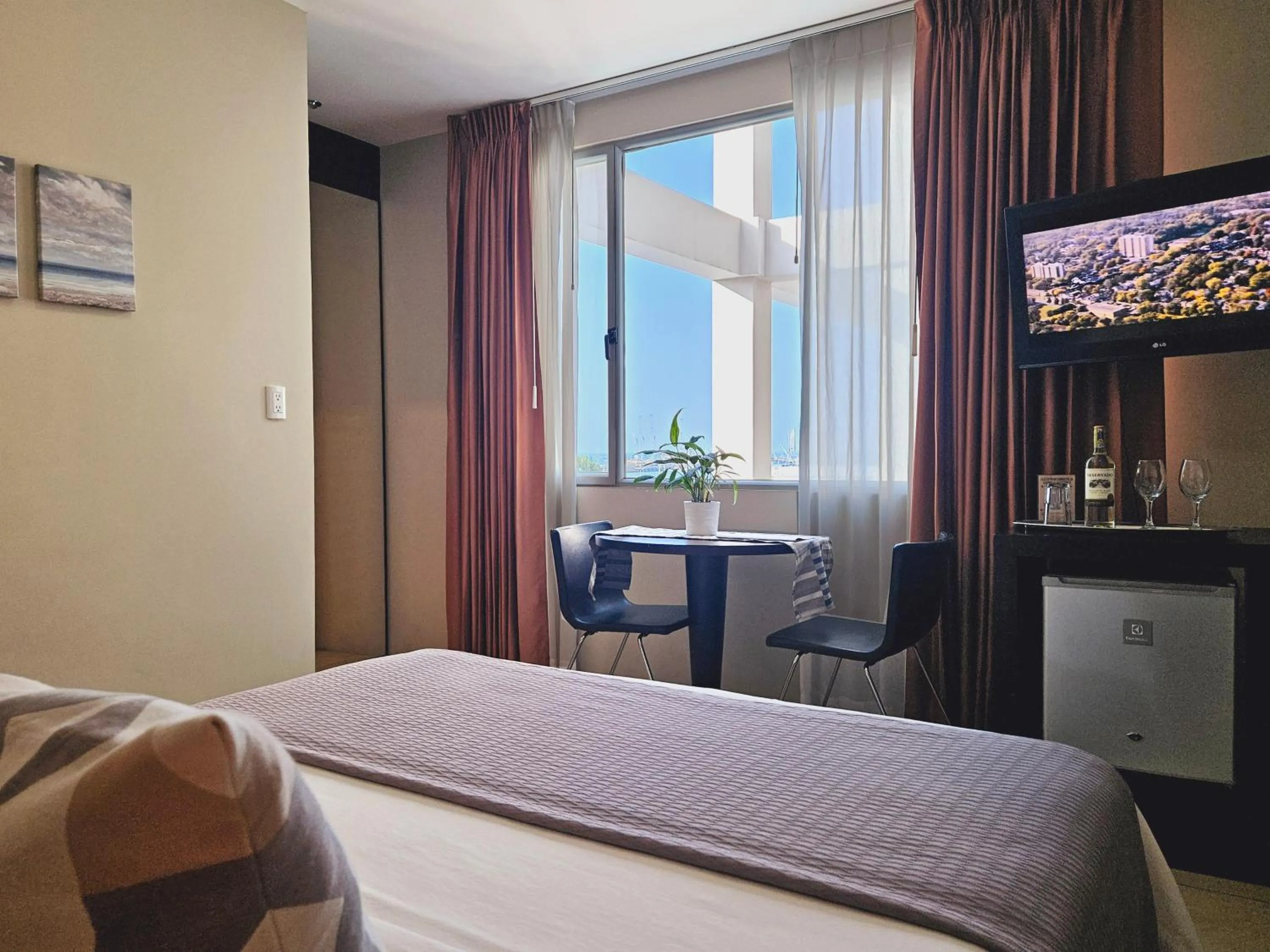 Bed in Hotel Perla Spondylus