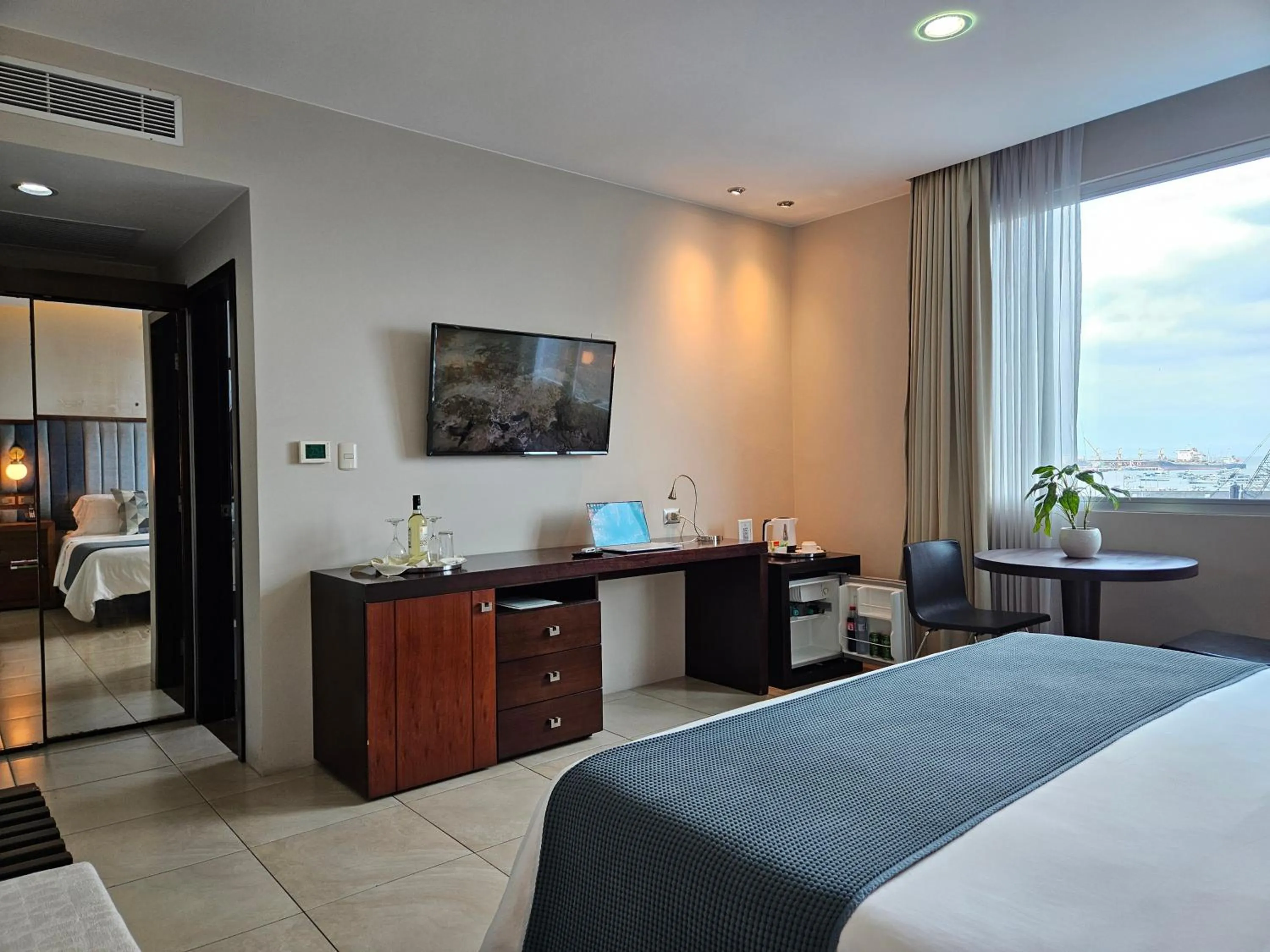 Bed in Hotel Perla Spondylus