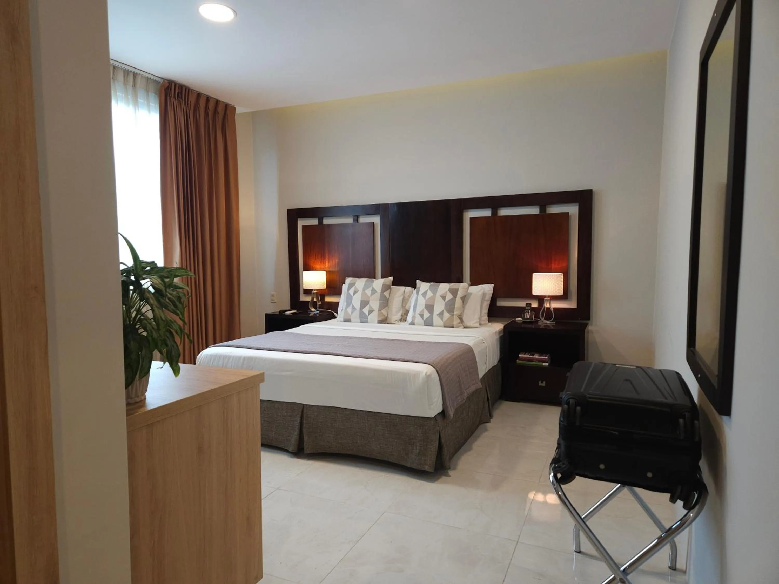 Bed in Hotel Perla Spondylus