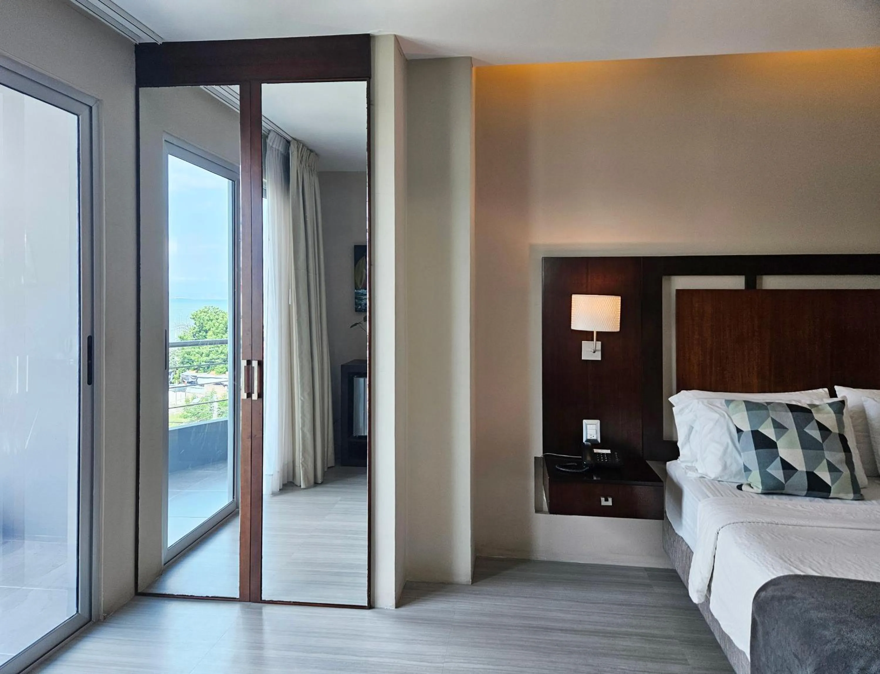 Bed in Hotel Perla Spondylus