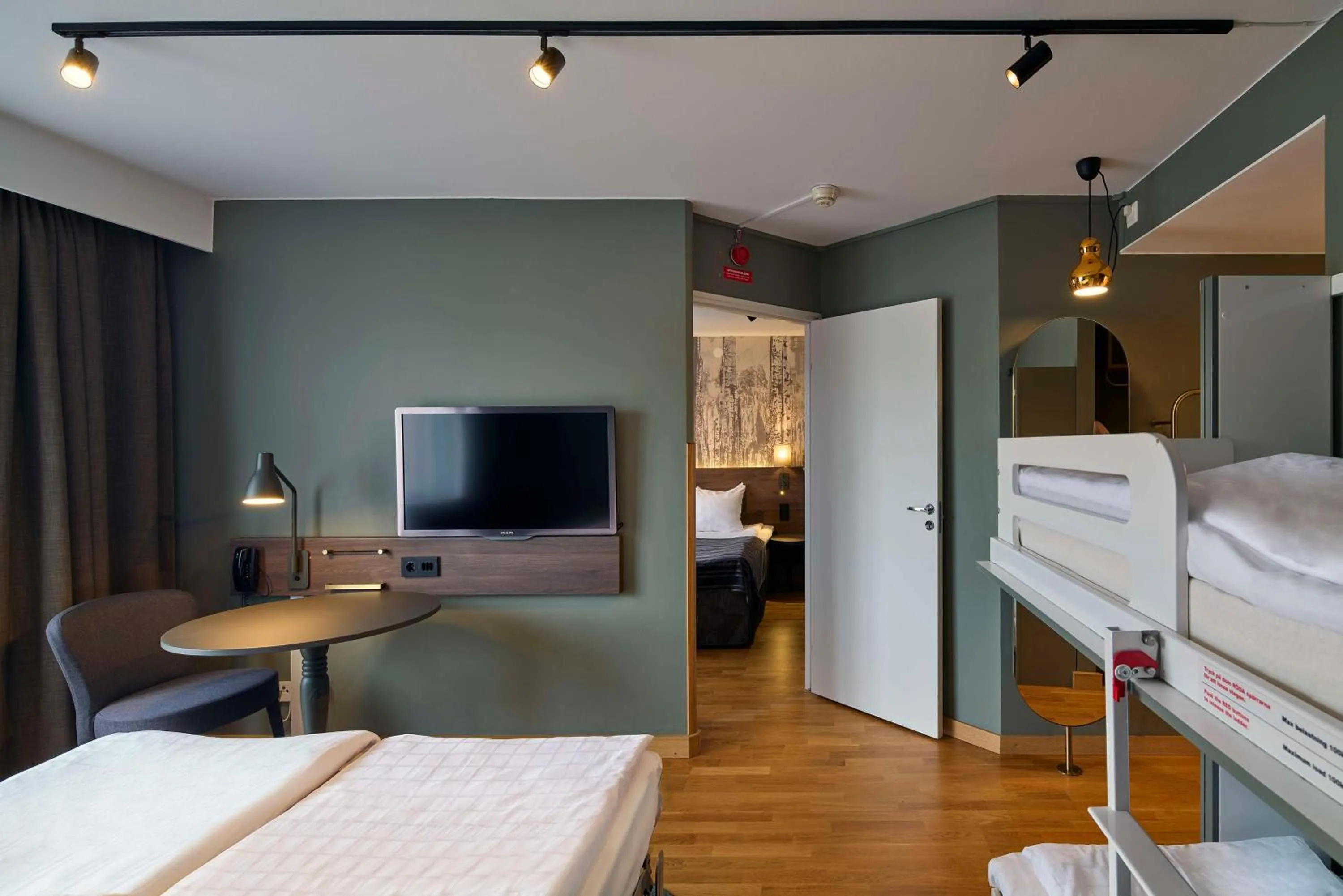 Bedroom, Bed in Scandic Swania