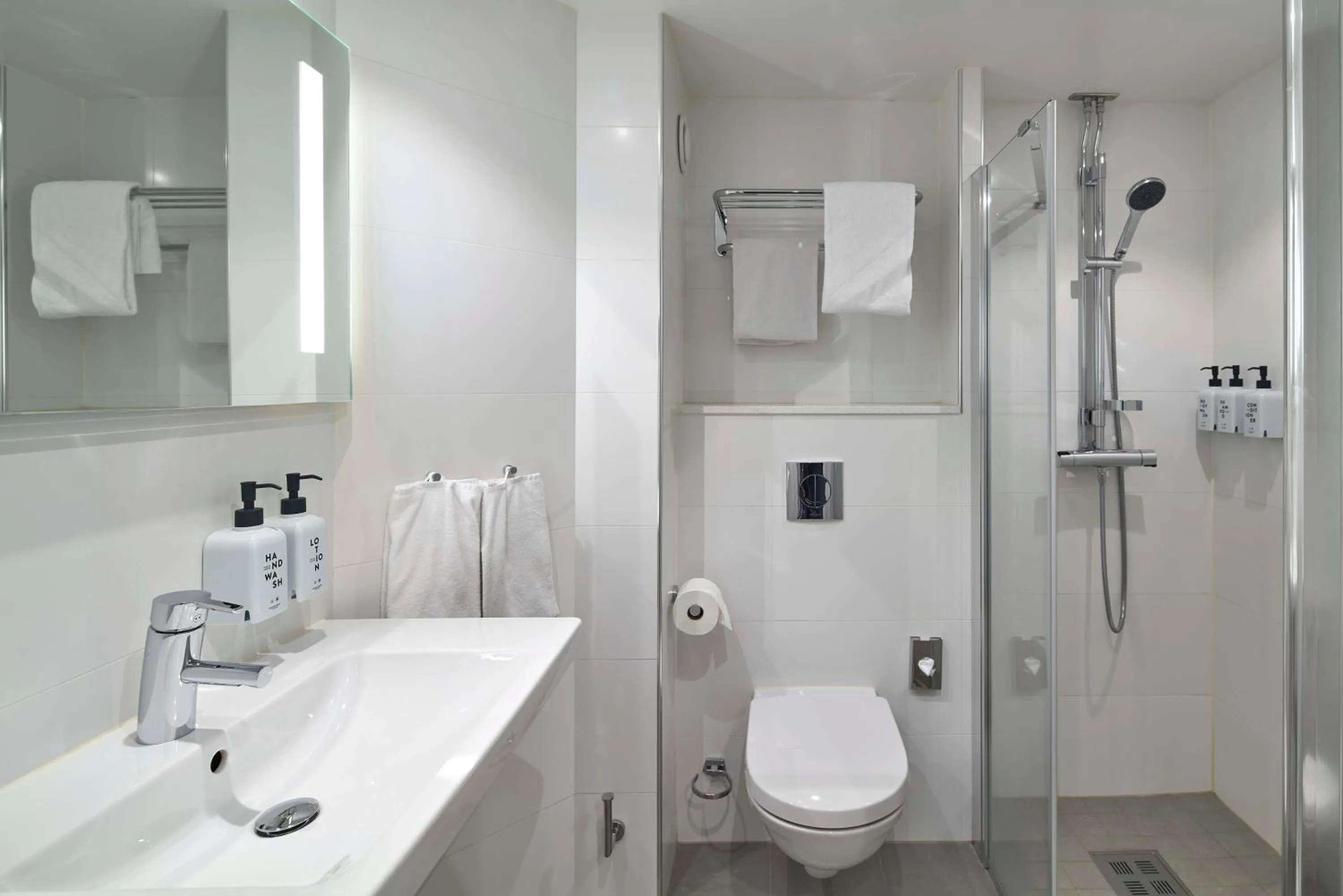 Bathroom in Scandic Swania