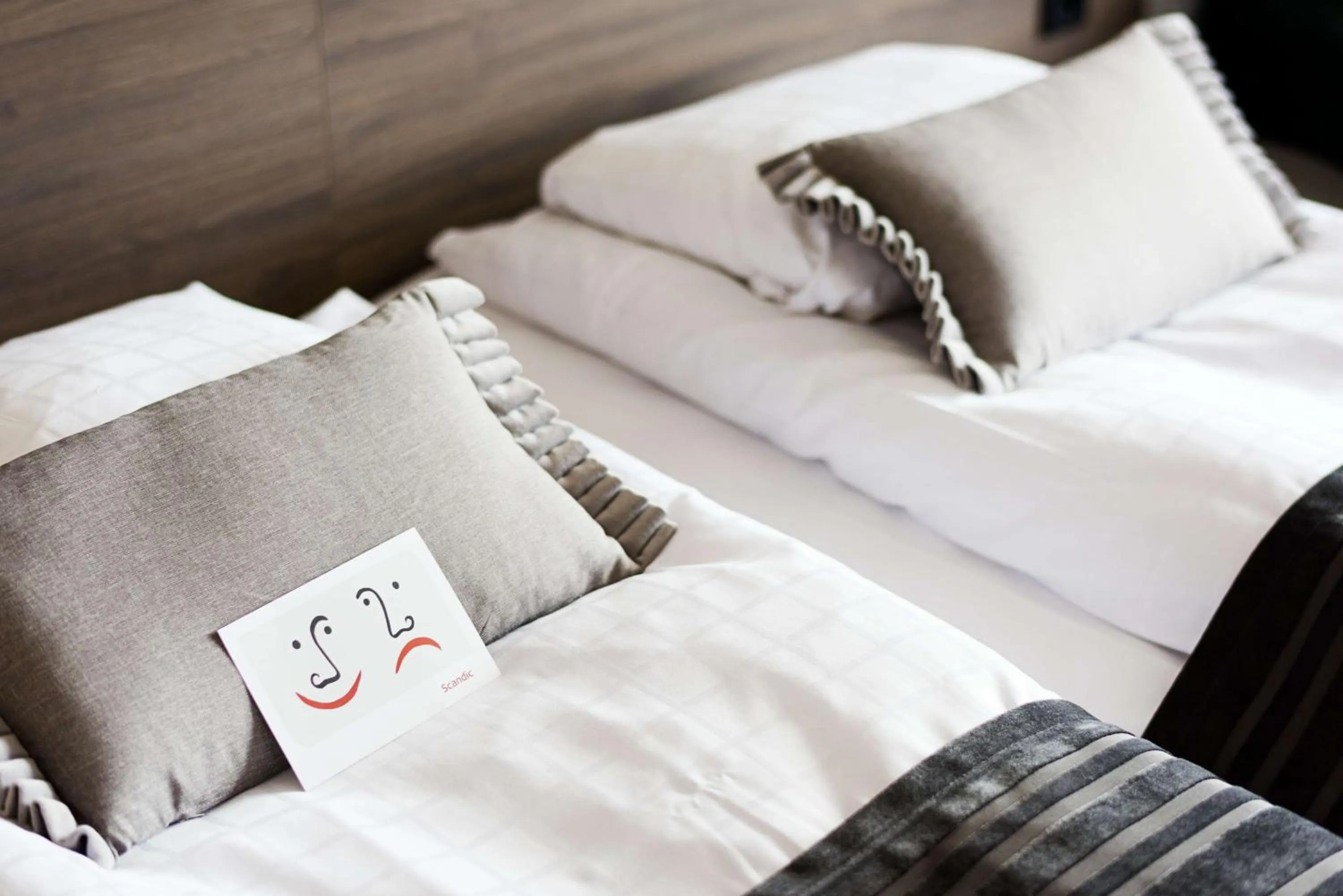 Bedroom, Bed in Scandic Swania