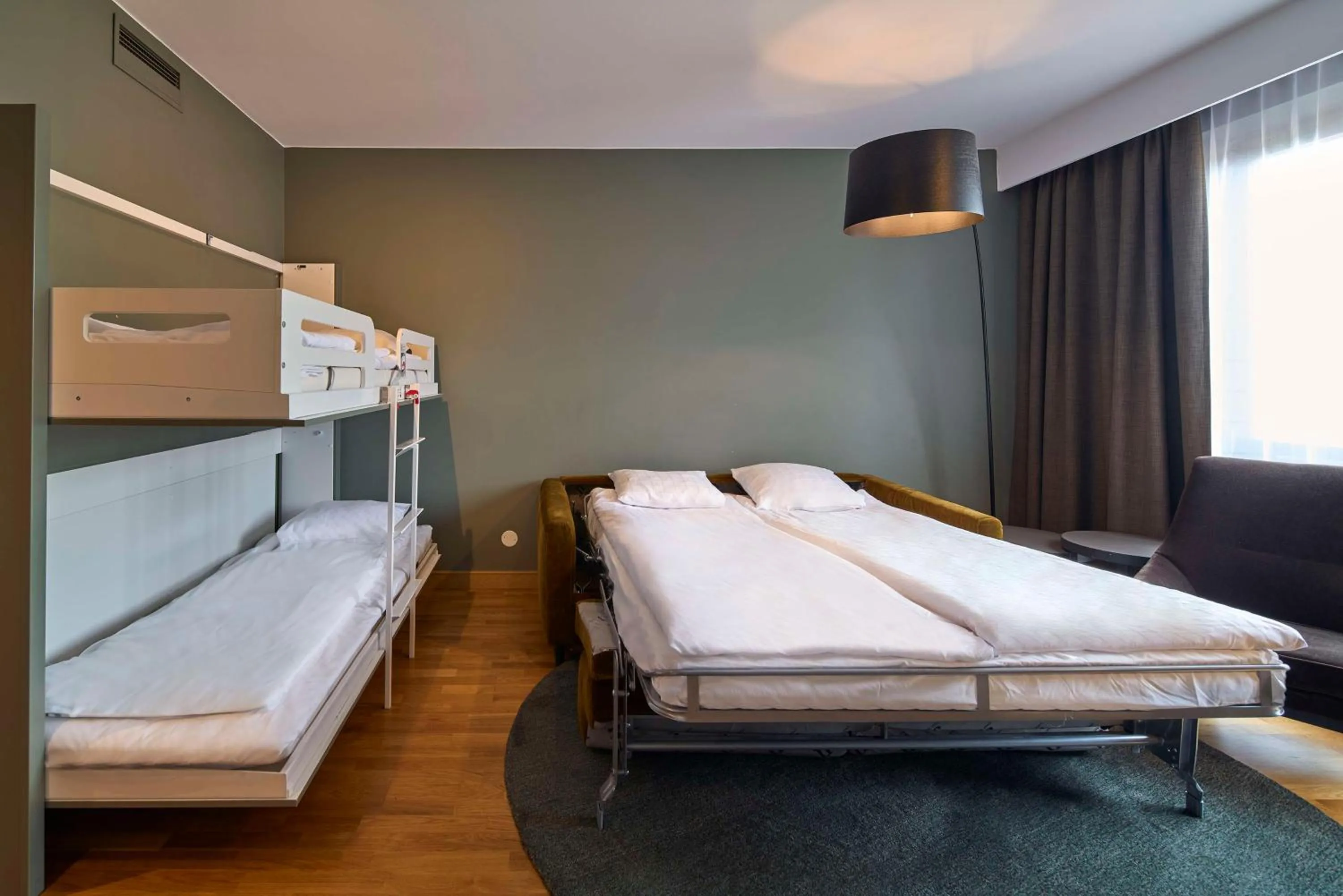 Bedroom, Bed in Scandic Swania