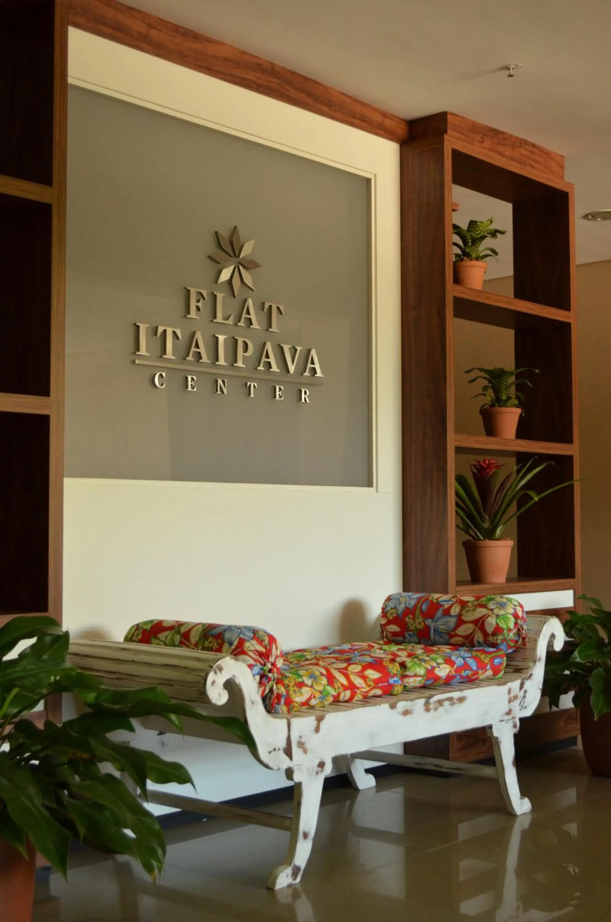 Lobby or reception in Hotel Flat Itaipava