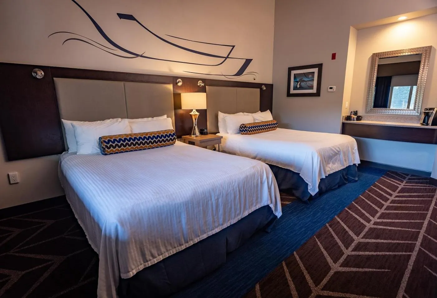 Bed in Little Creek Casino Resort