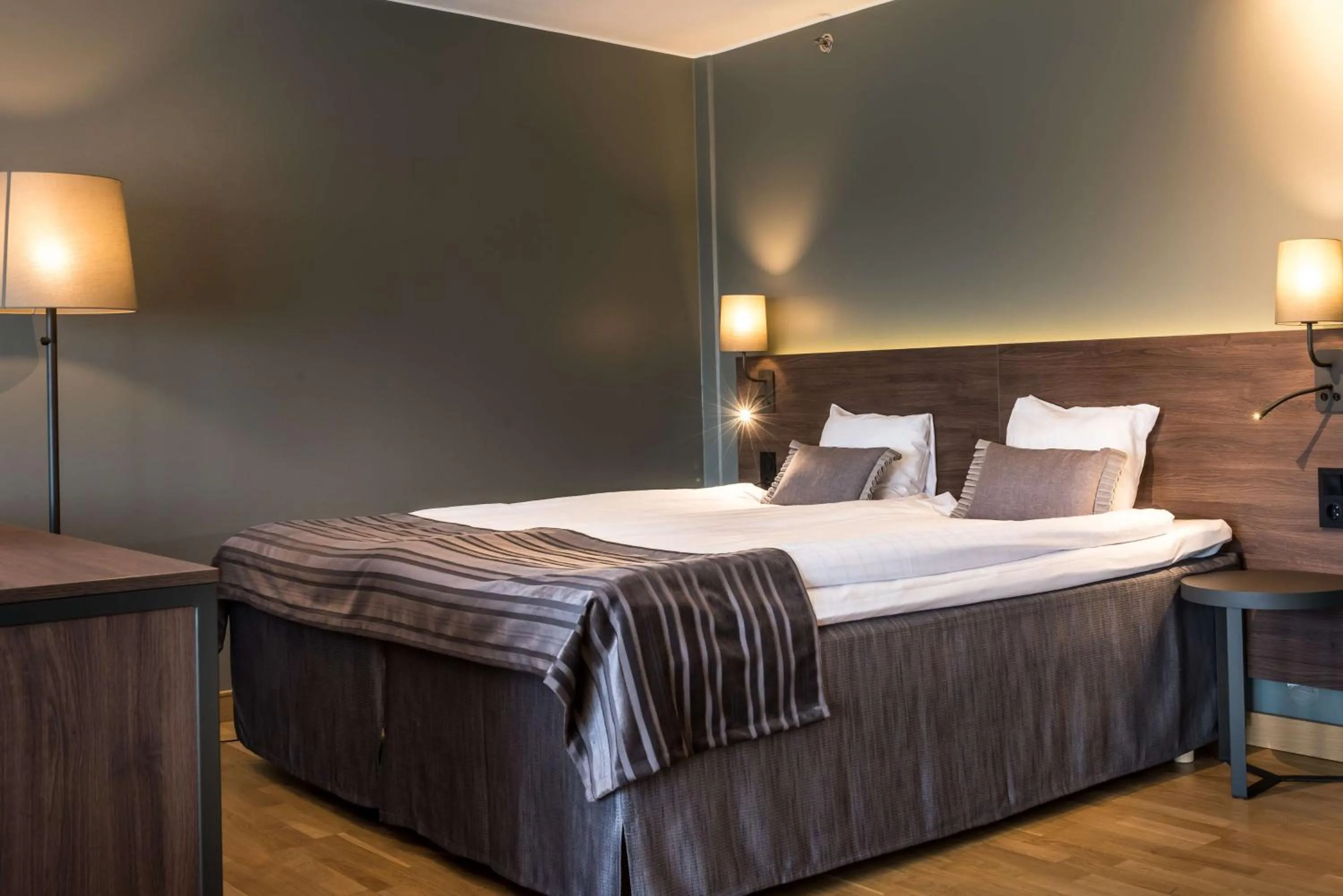 Bedroom, Bed in Scandic Infra City