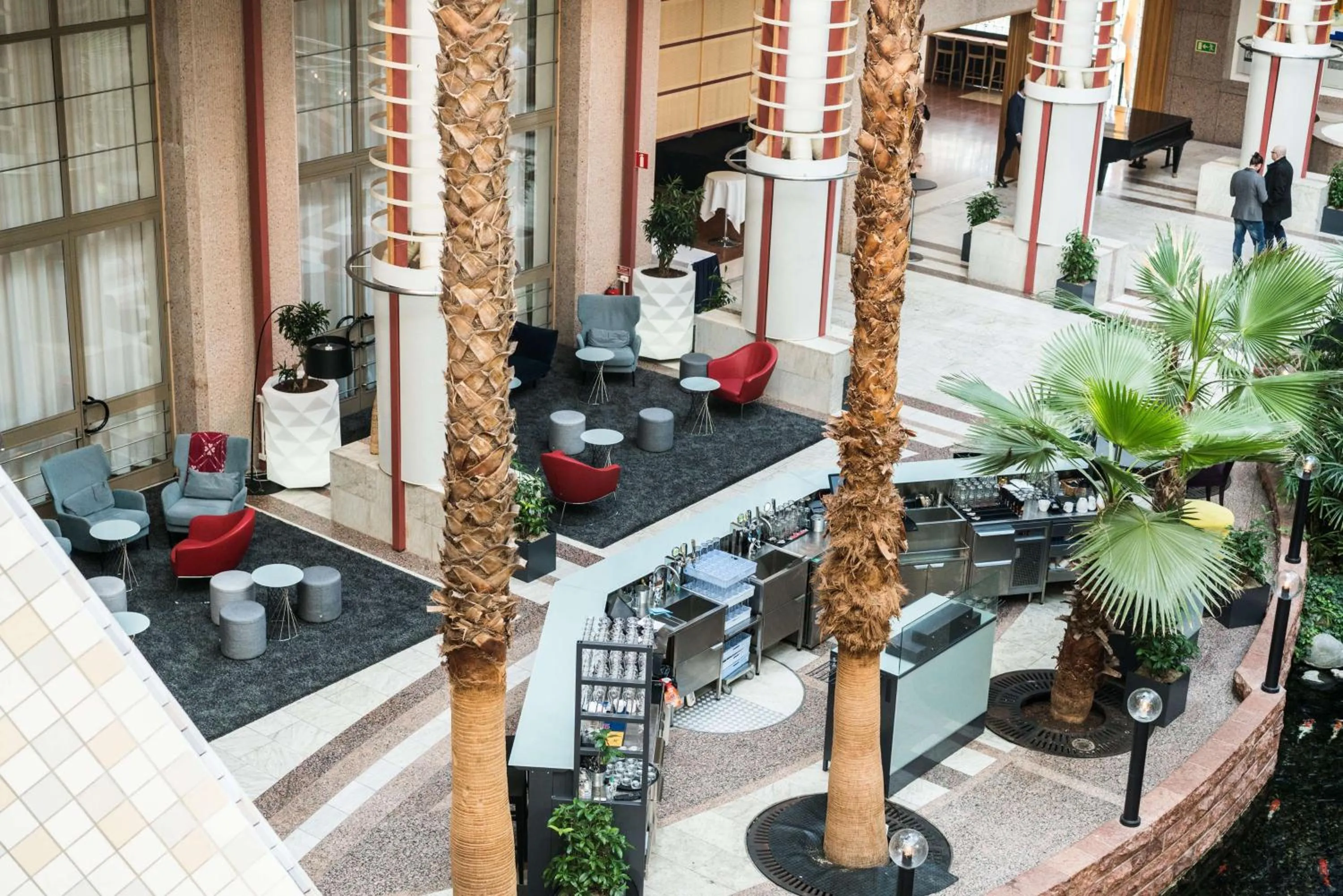 Lobby or reception in Scandic Infra City