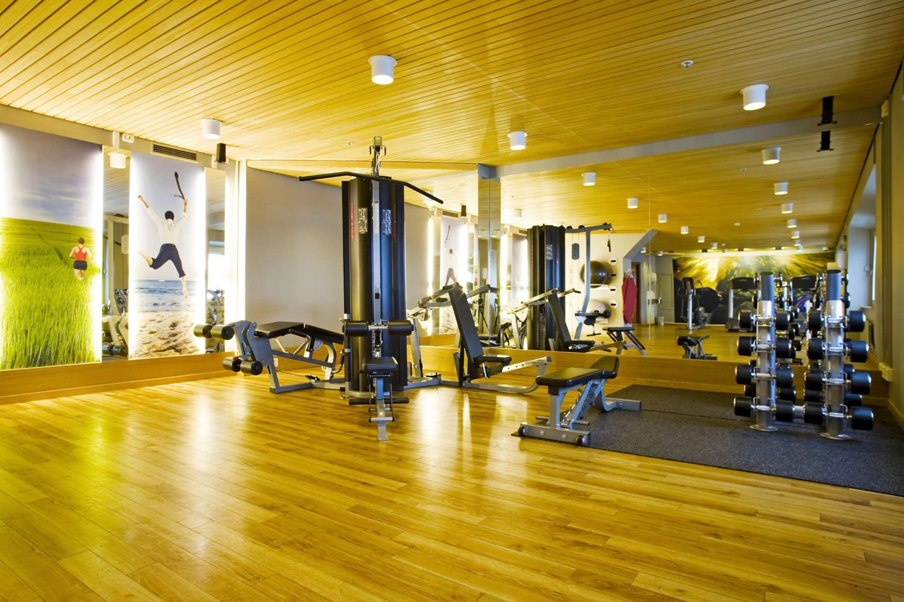 Fitness centre/facilities in Scandic Infra City