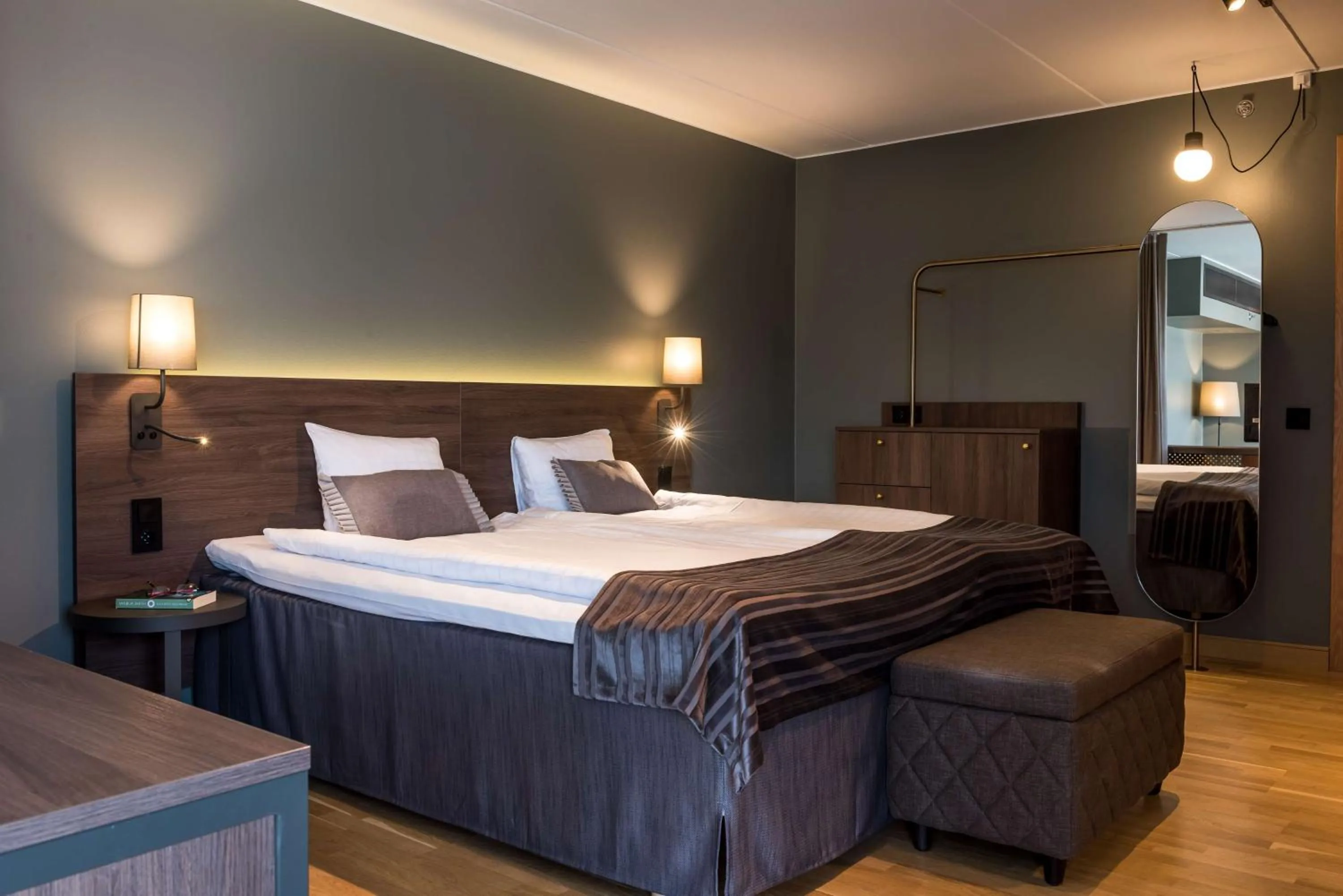 Bedroom, Bed in Scandic Infra City