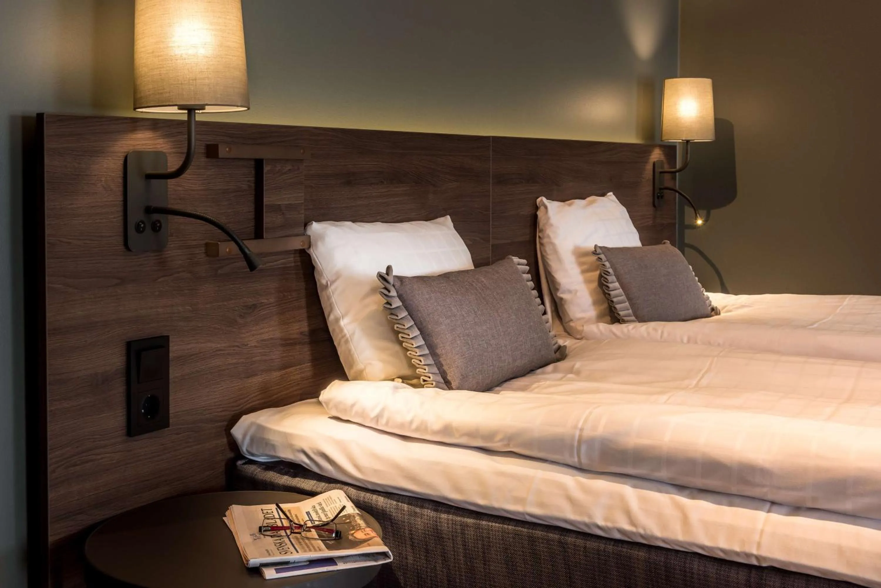 Bedroom, Bed in Scandic Infra City