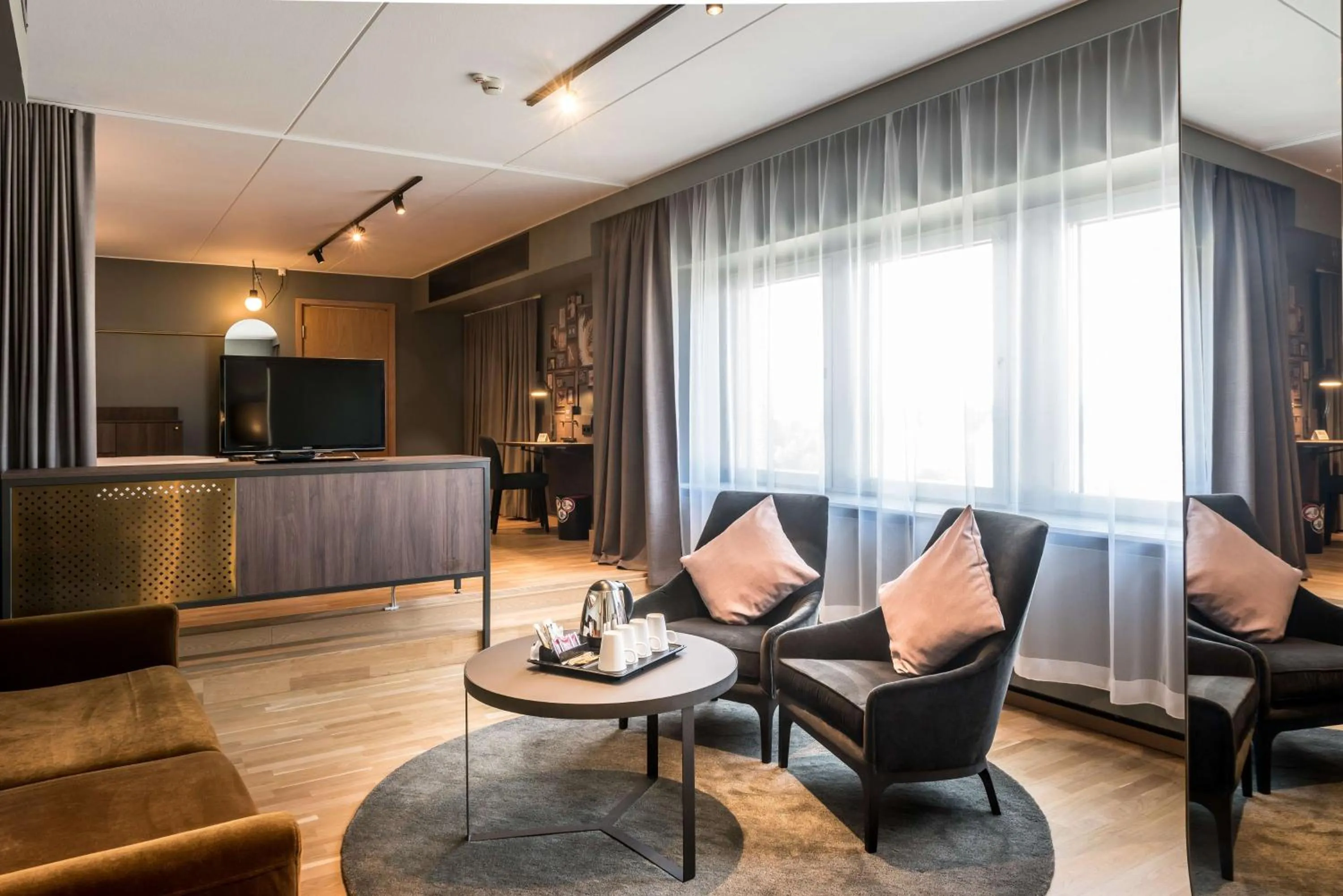 Bedroom in Scandic Infra City