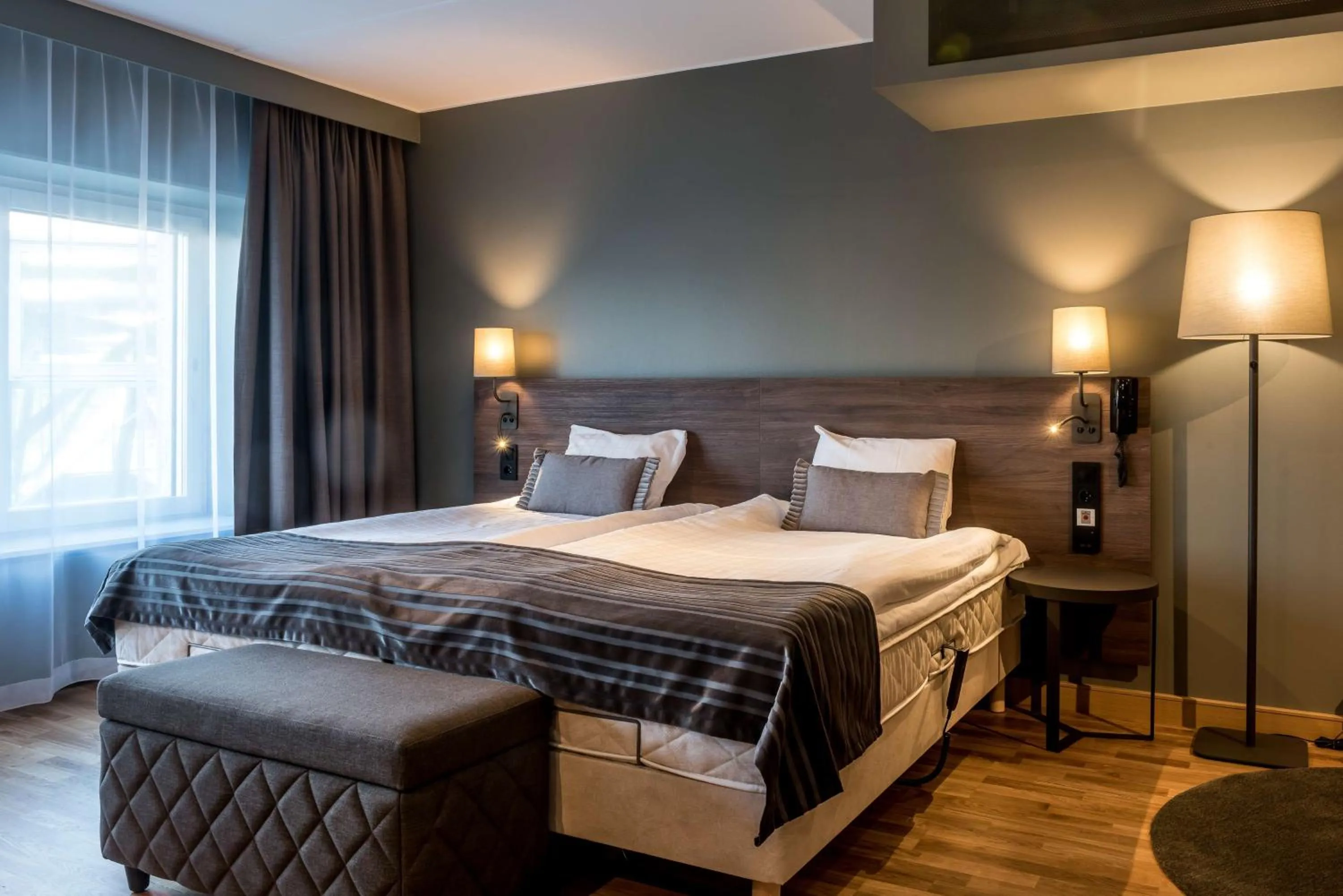 Bedroom, Bed in Scandic Infra City