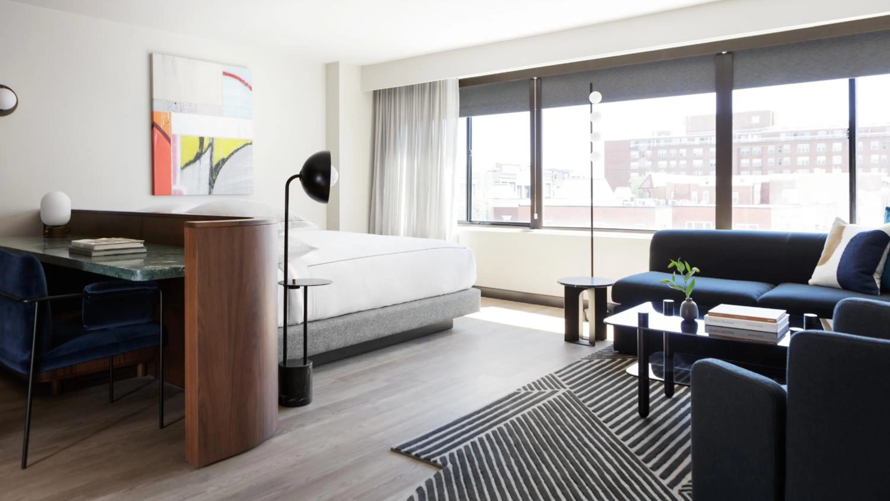 Decorative detail, Bed in Kimpton Banneker Hotel by IHG