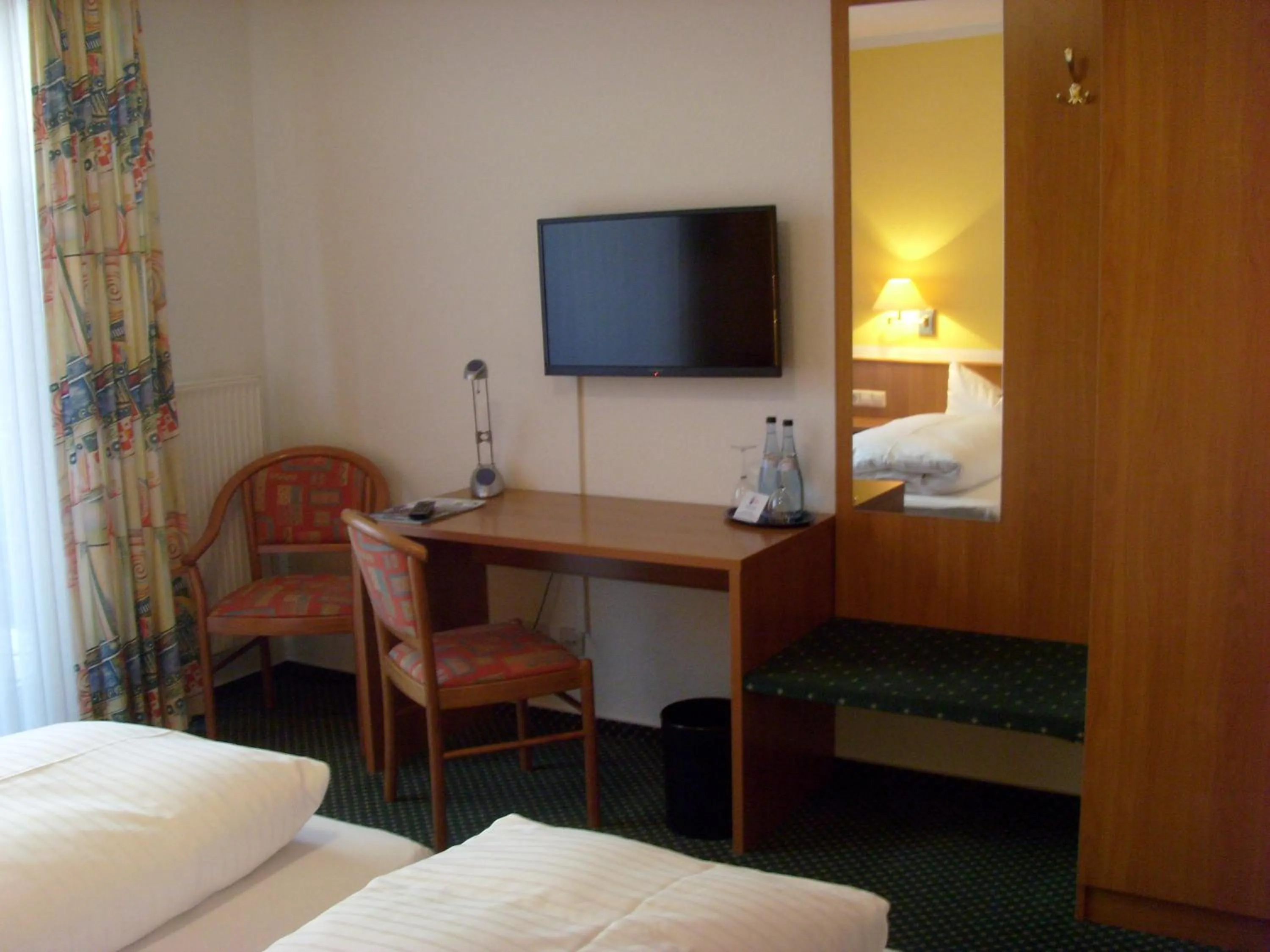 Decorative detail, Bed in Hotel & Restaurant Engel