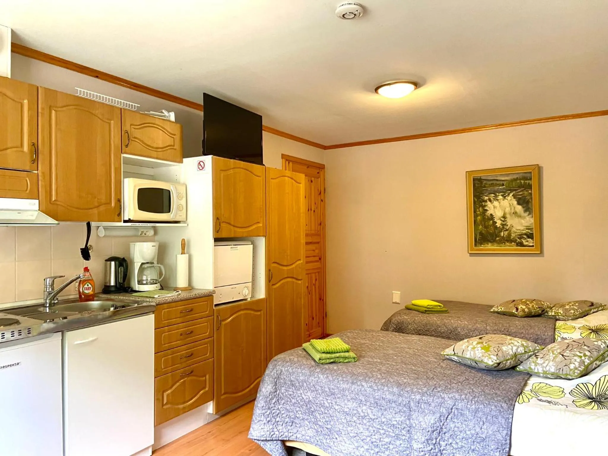 Coffee/tea facilities in Yli-Kaitala Holiday Resort Tuuliviiri