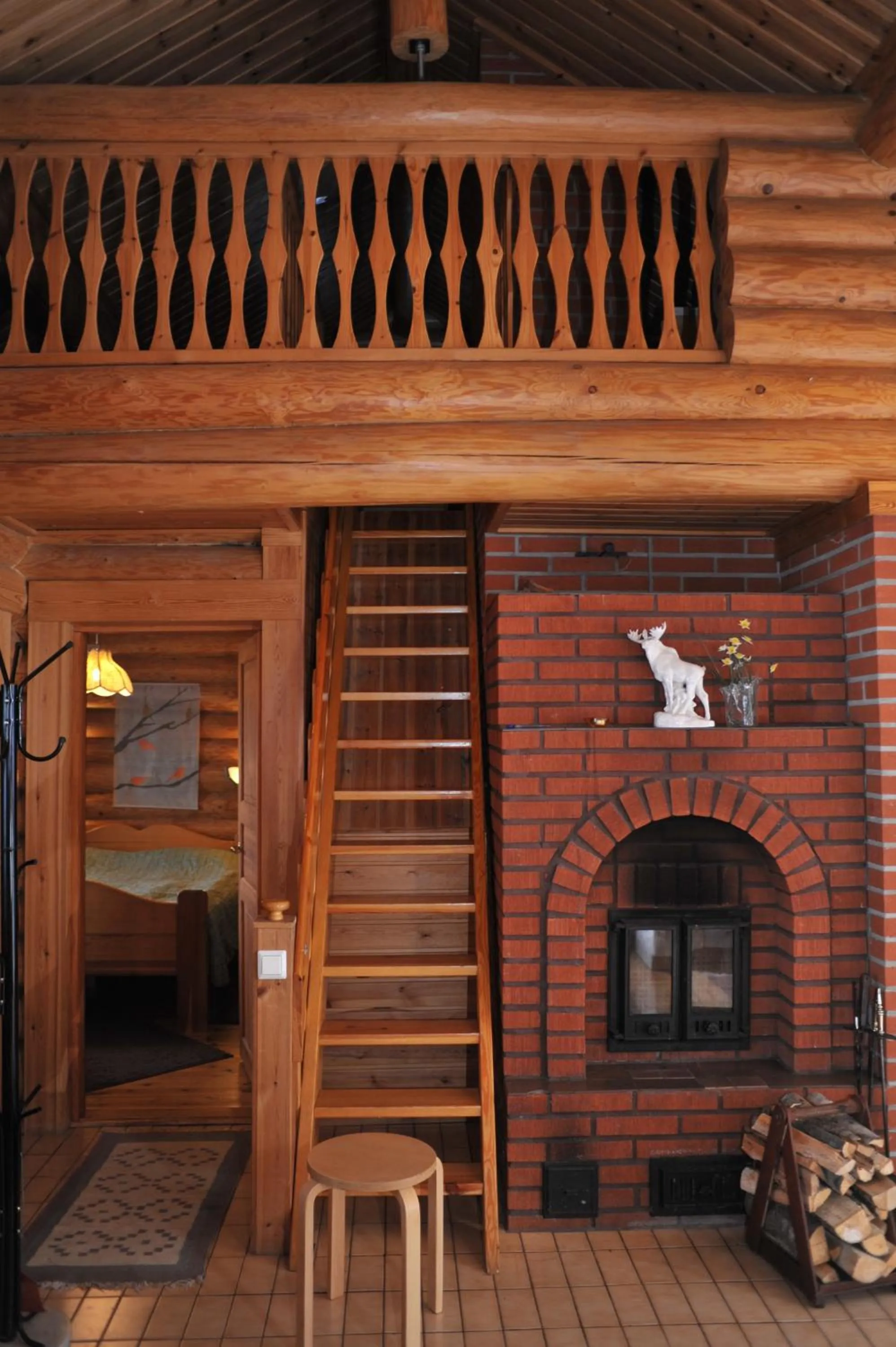 Living room in Yli-Kaitala Holiday Resort Tuuliviiri