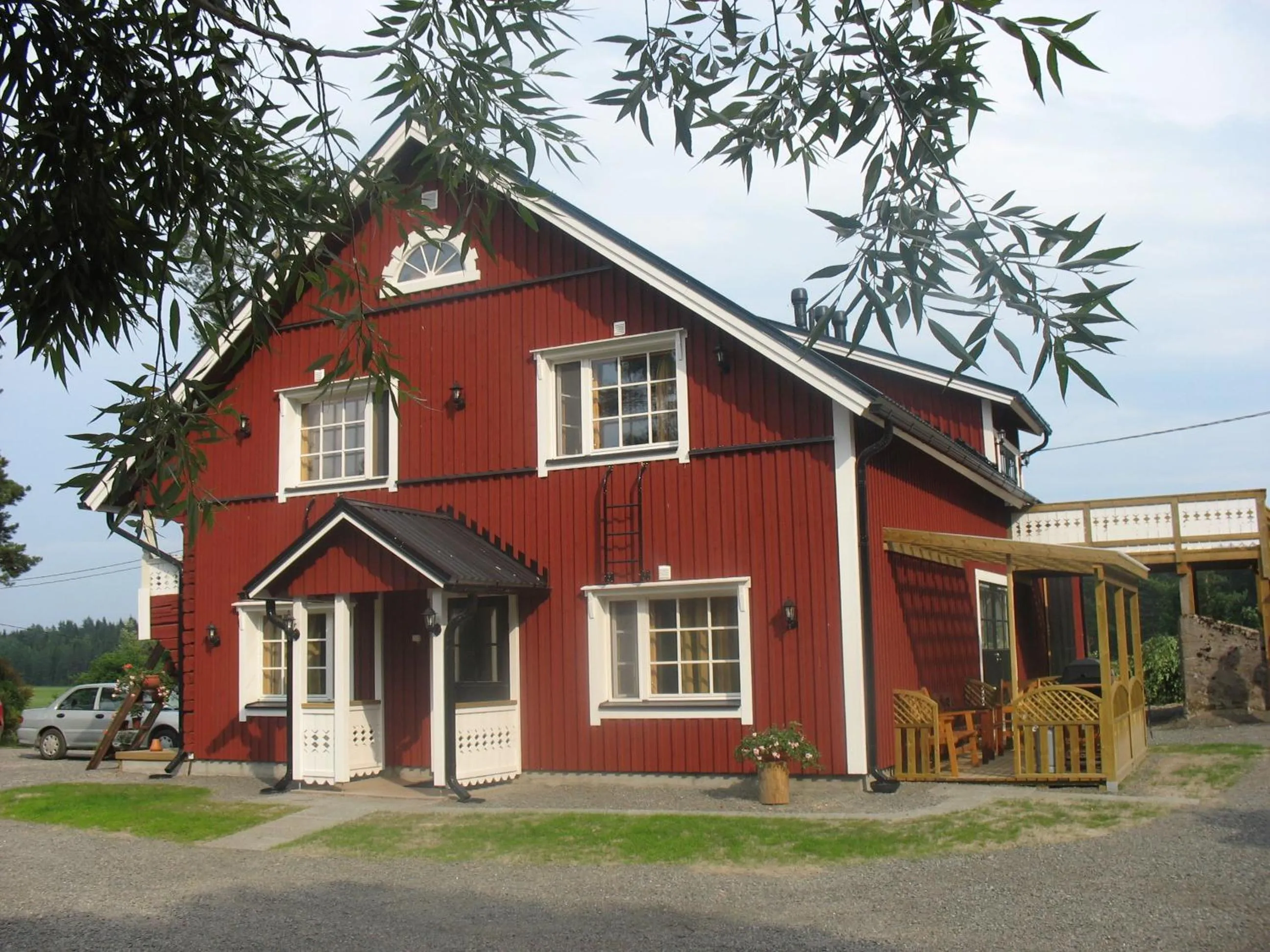 Facade/entrance in Yli-Kaitala Holiday Resort Tuuliviiri