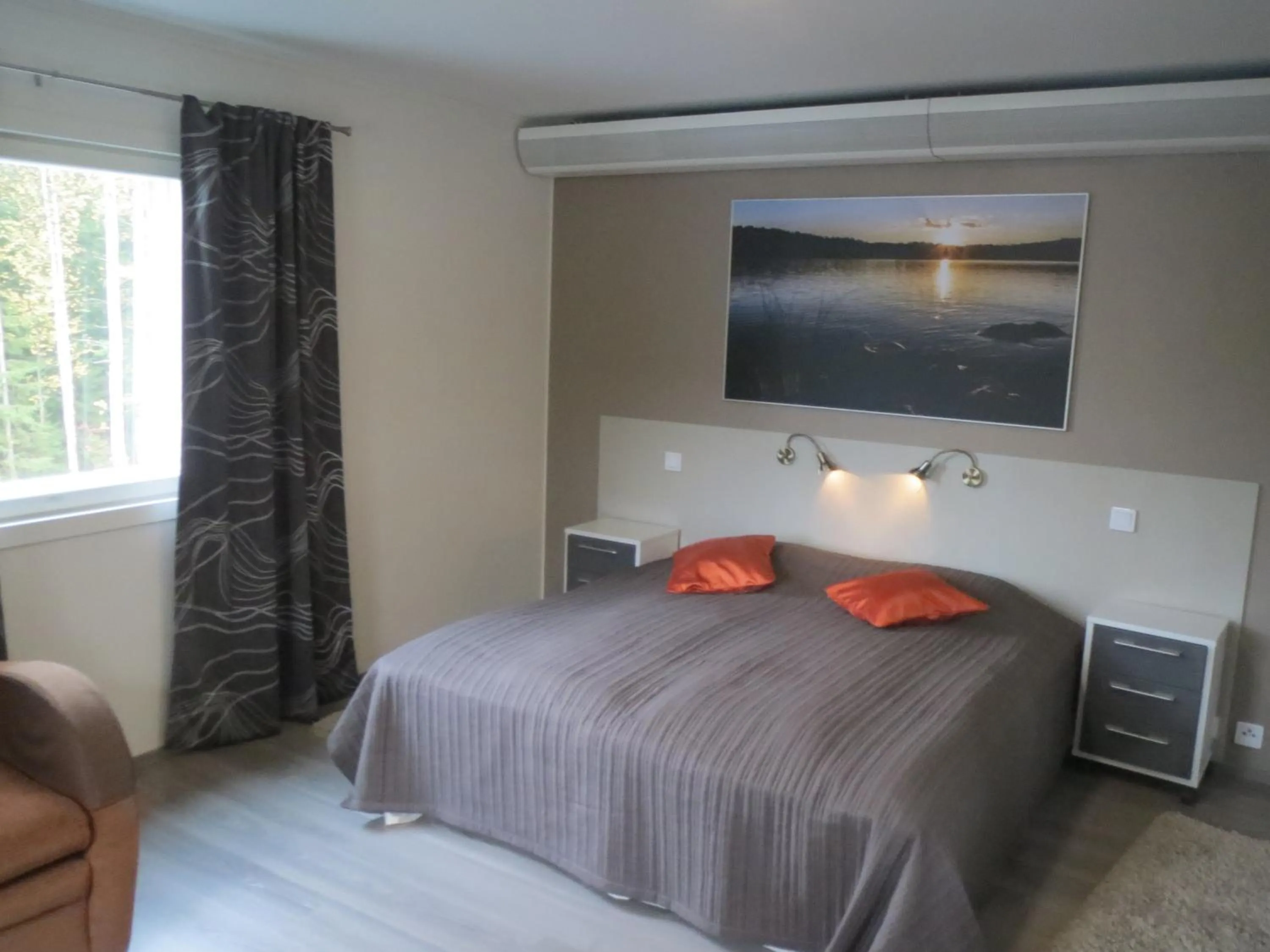 Bedroom, Bed in Yli-Kaitala Holiday Resort Tuuliviiri