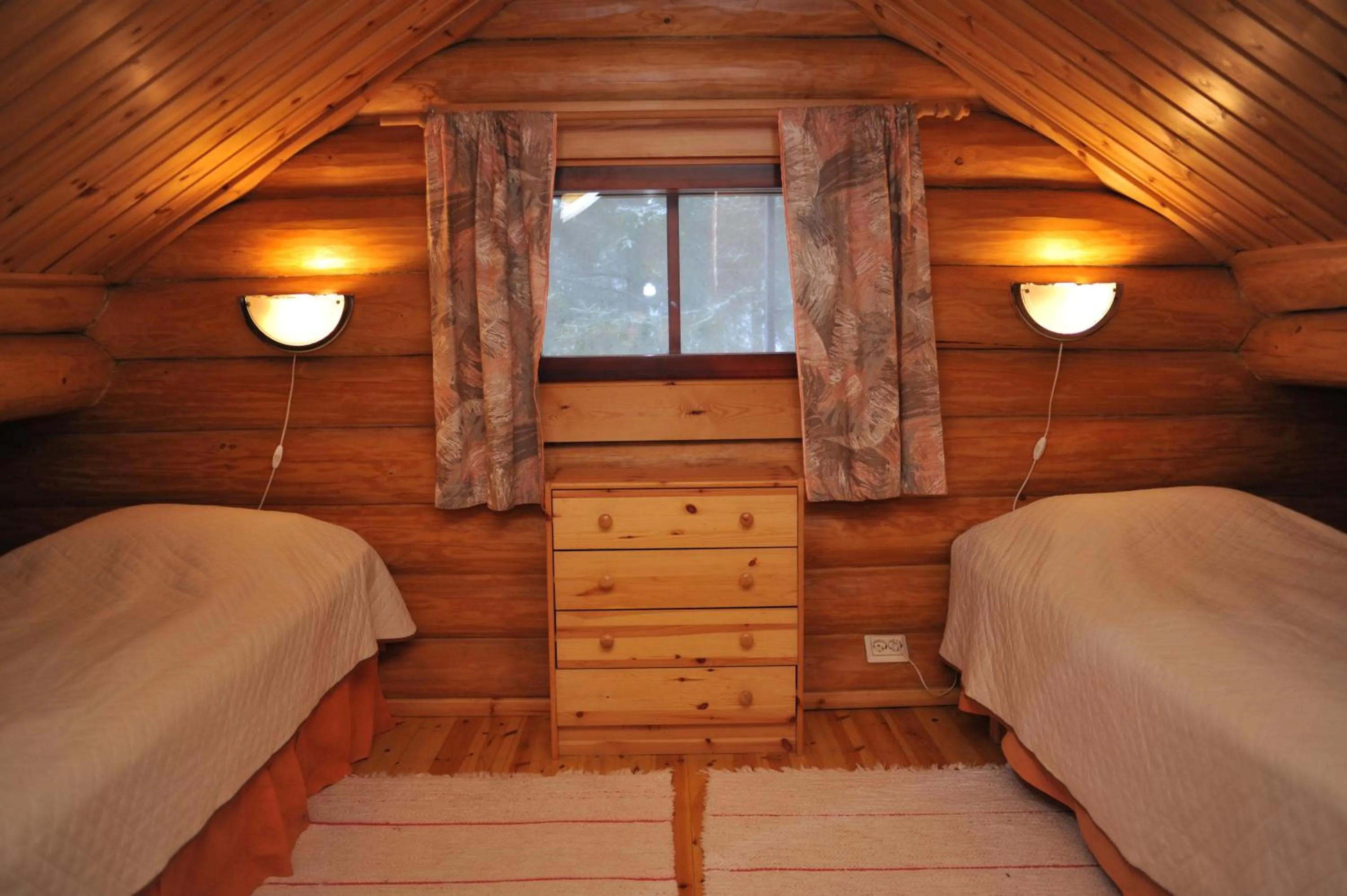 Bed in Yli-Kaitala Holiday Resort Tuuliviiri