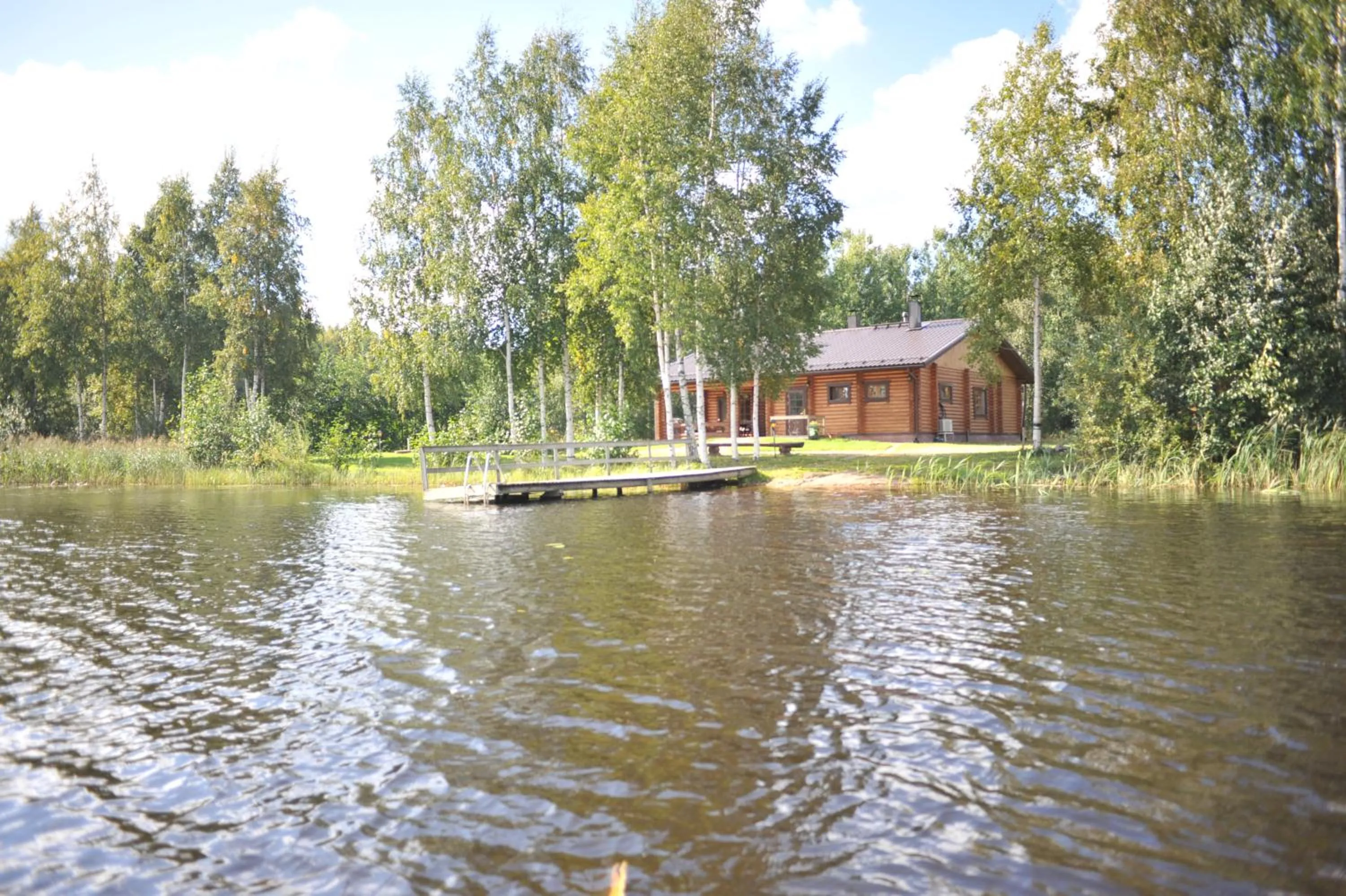 Lake view in Yli-Kaitala Holiday Resort Tuuliviiri