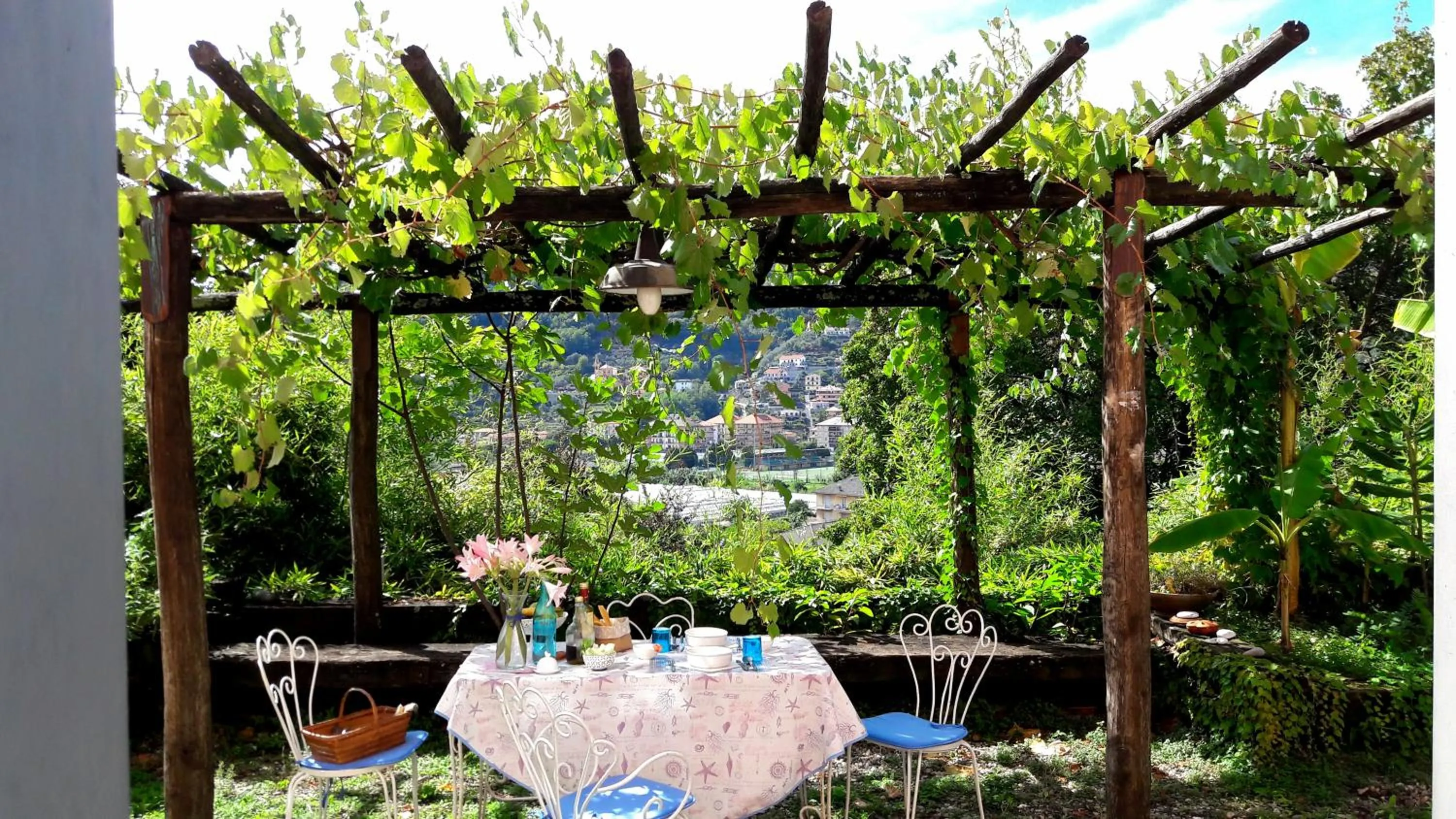 Garden in The italian riviera