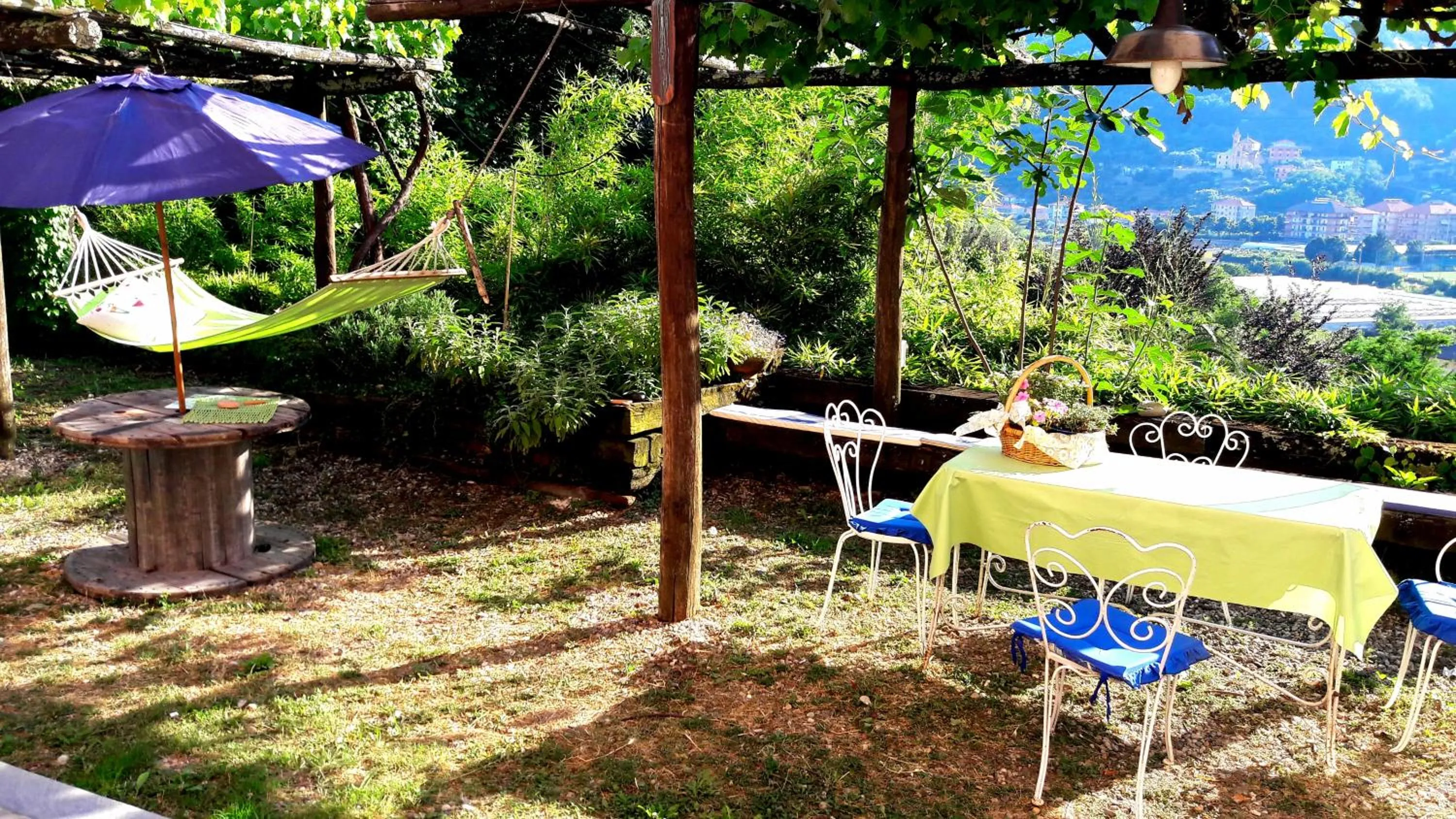 Garden in The italian riviera