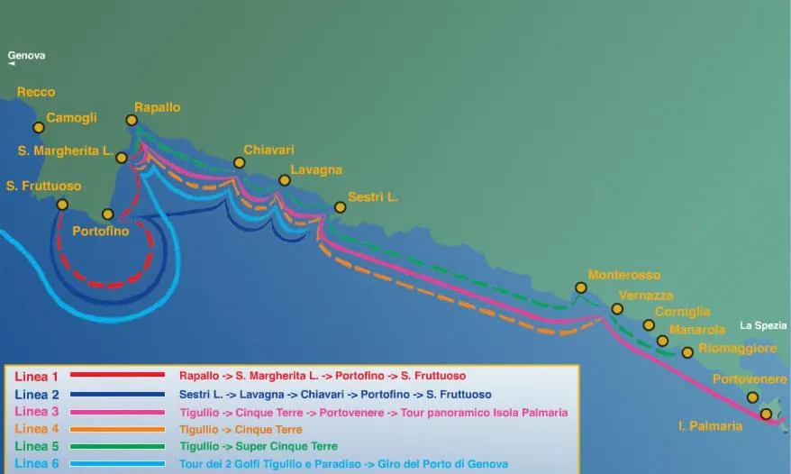 Hiking in The italian riviera