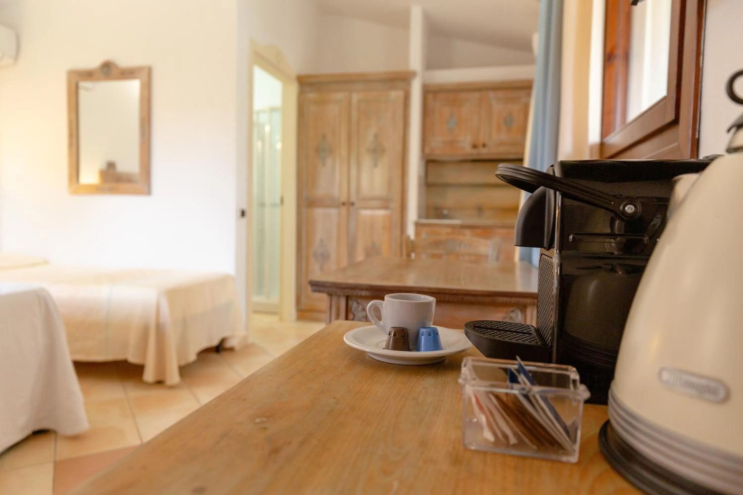 furniture, Bed in Porto Giunco Residence