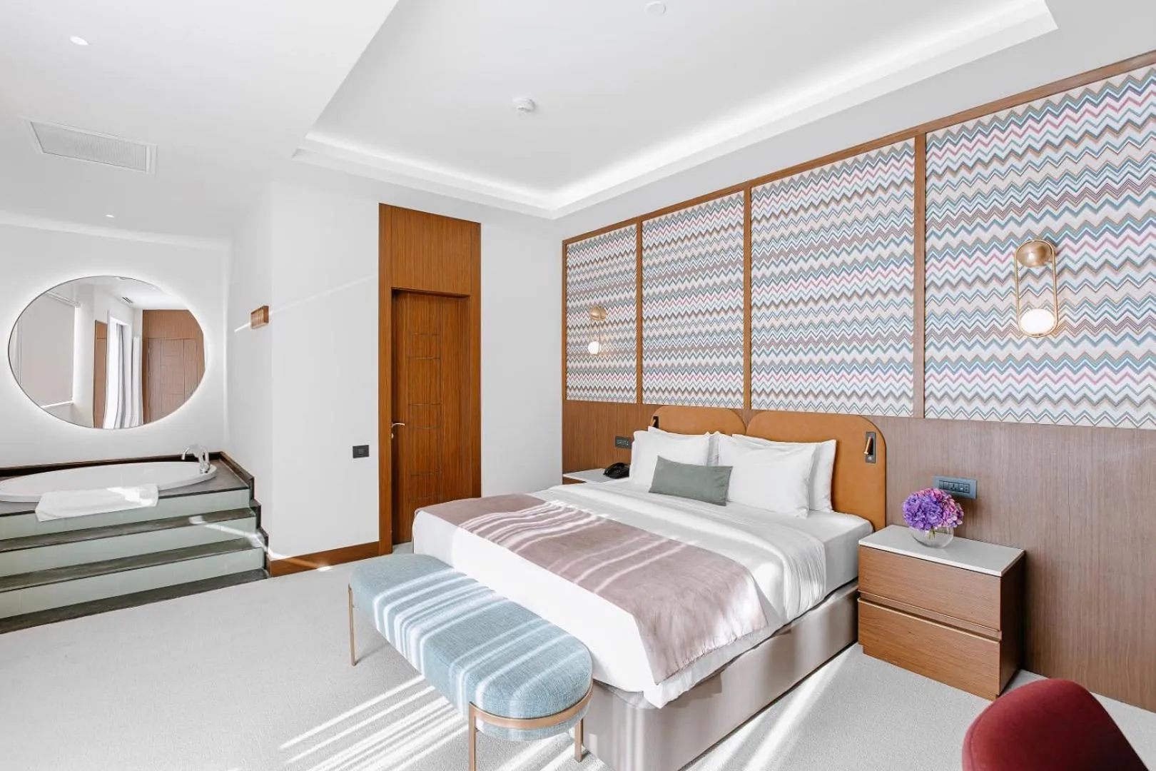 Hot Tub, Bed in Qafqaz Riverside Hotel