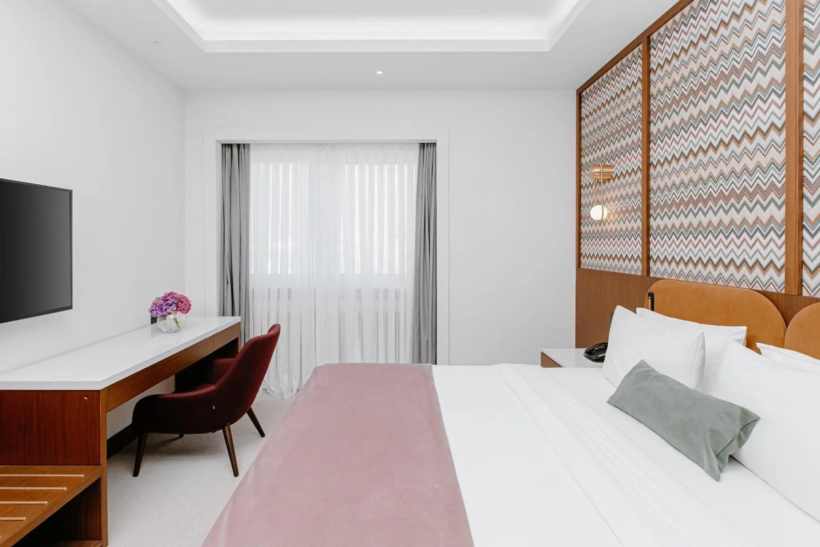 Bedroom, Bed in Qafqaz Riverside Hotel