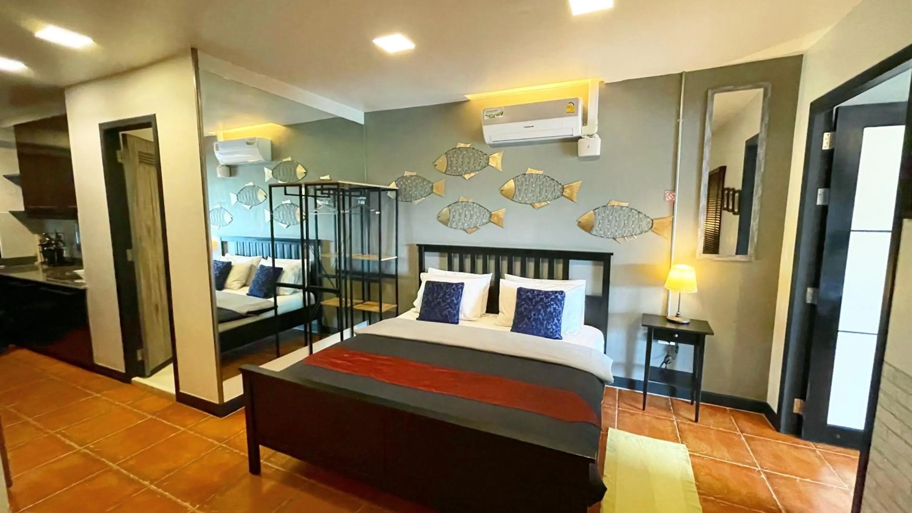 Bedroom, Bed in Beach Gallery House